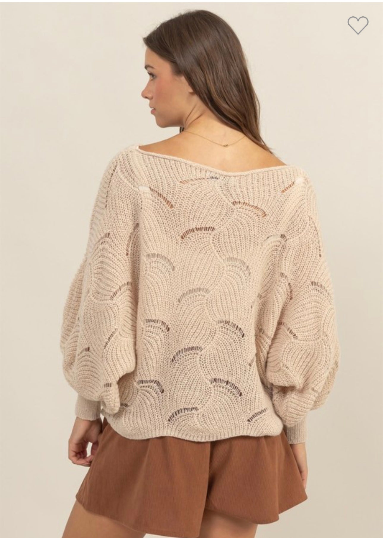 Drop Neckline Sweater