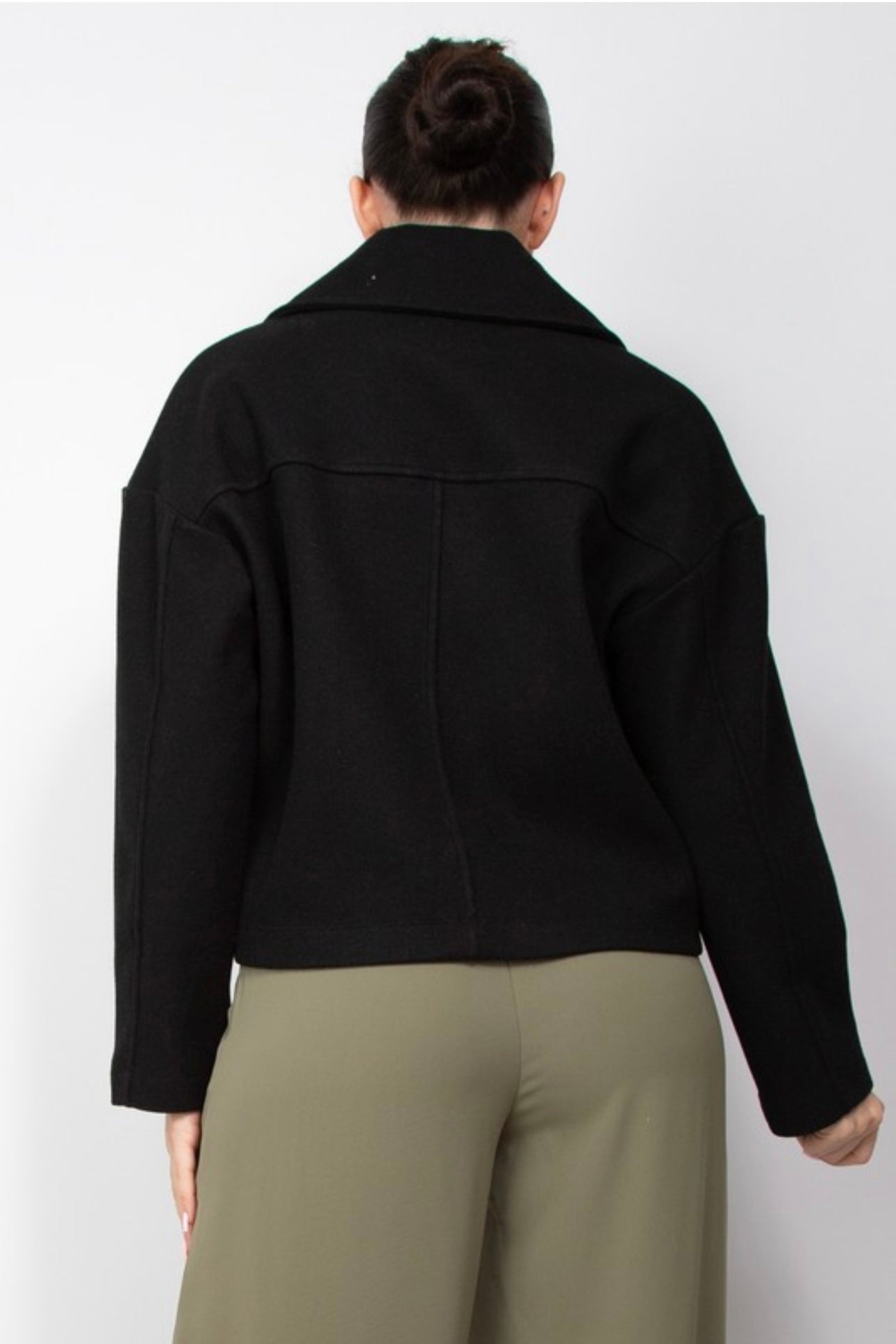 Crop Peacoat