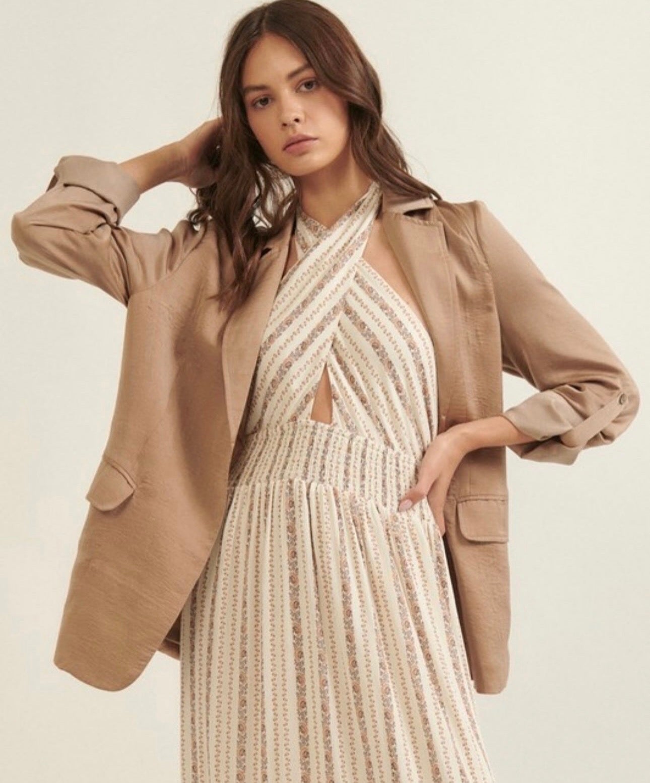 Satin Flow Blazer