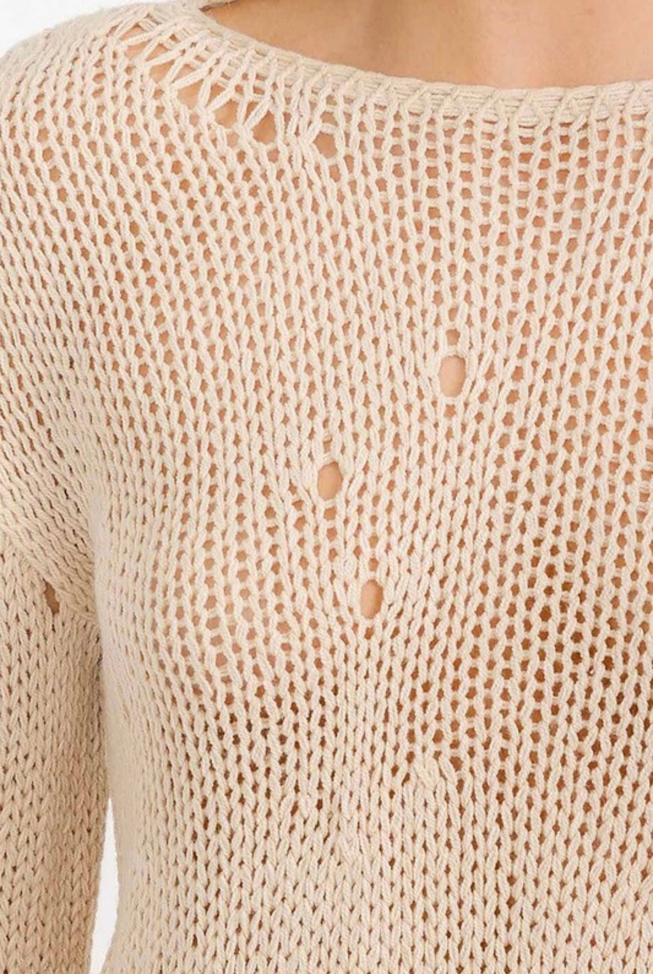 Boho Oversized Wide Knit Sweater