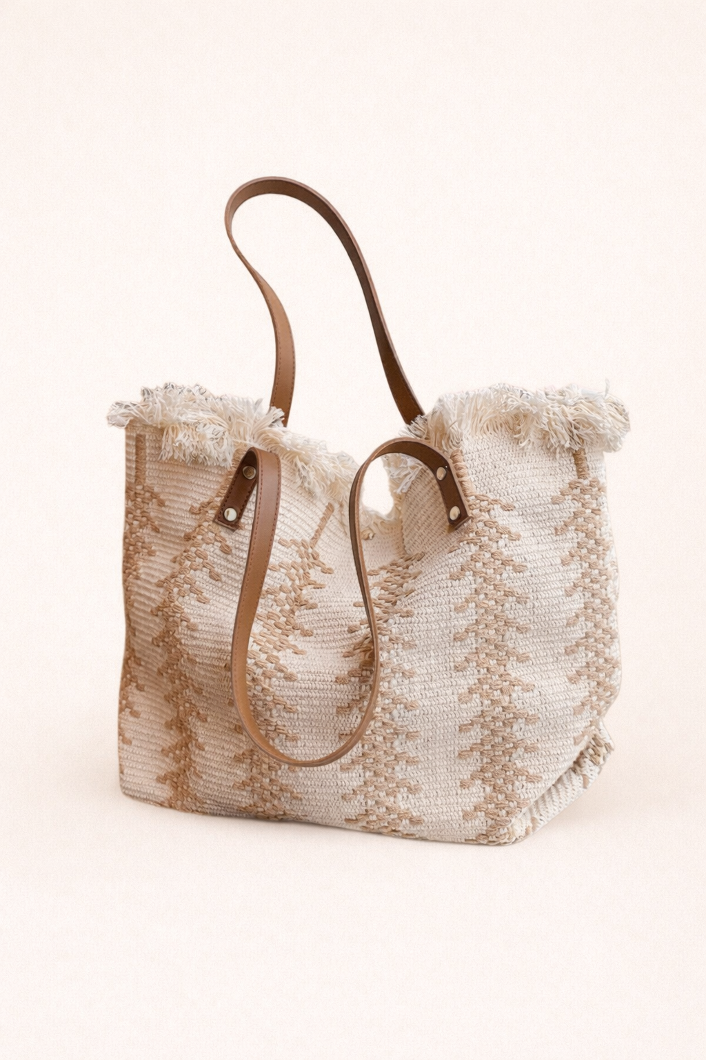 Distressed Western Soft Tote