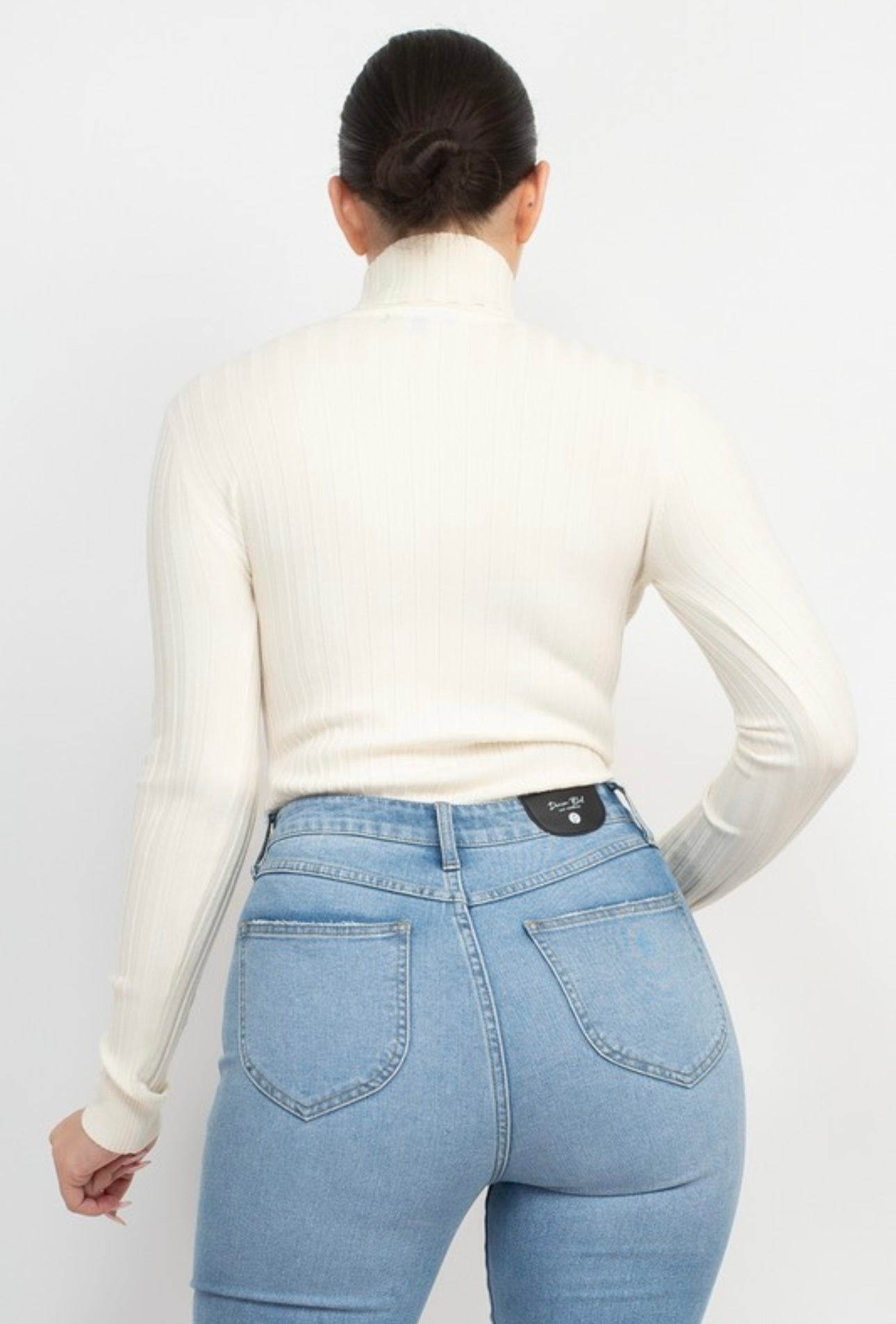Long Sleeve Ribbed Turtle Neck