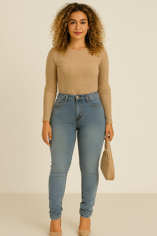 Light Blue Wash 280 Straight Jeans