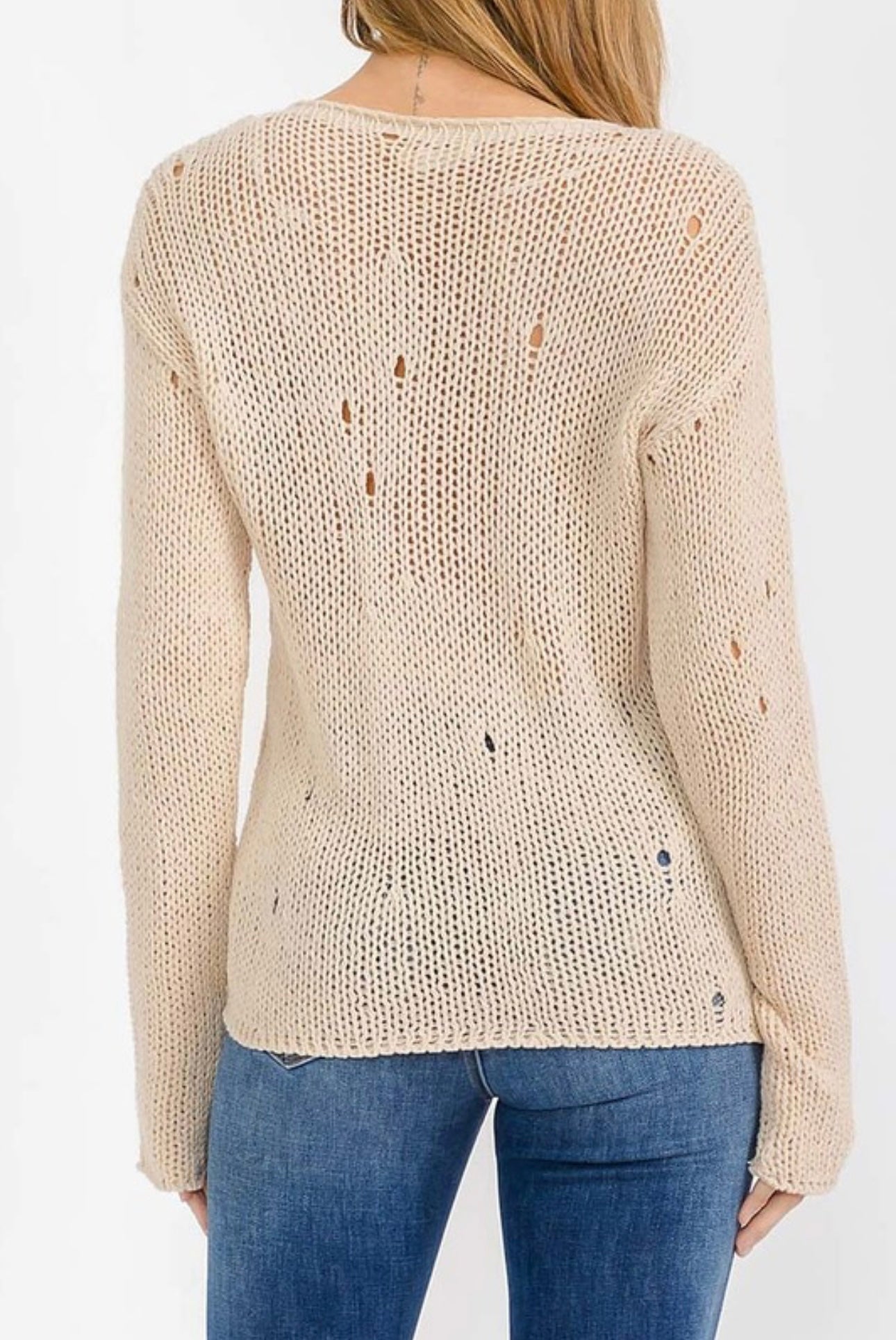 Boho Oversized Wide Knit Sweater