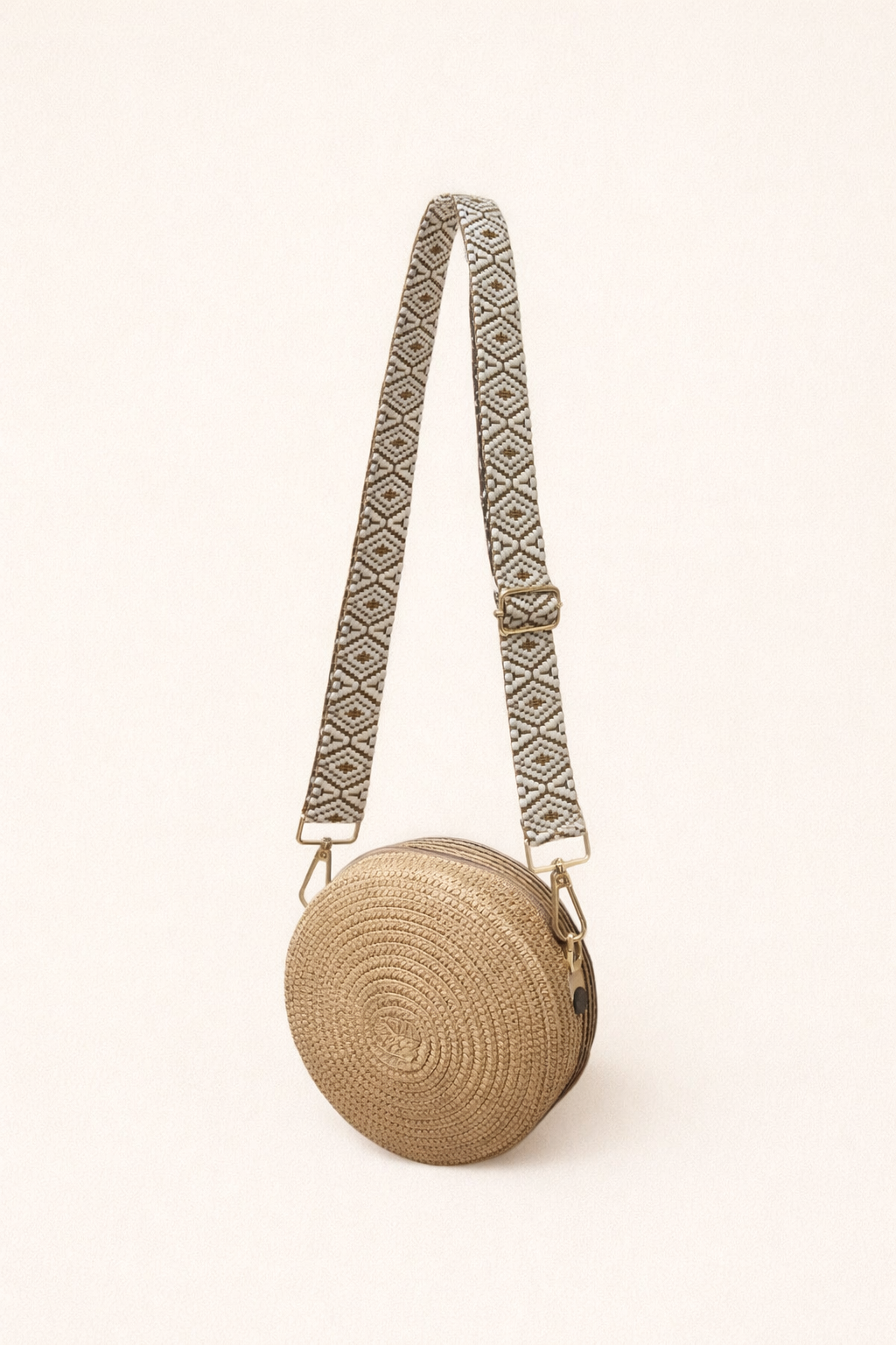 Woven Round Crossbody