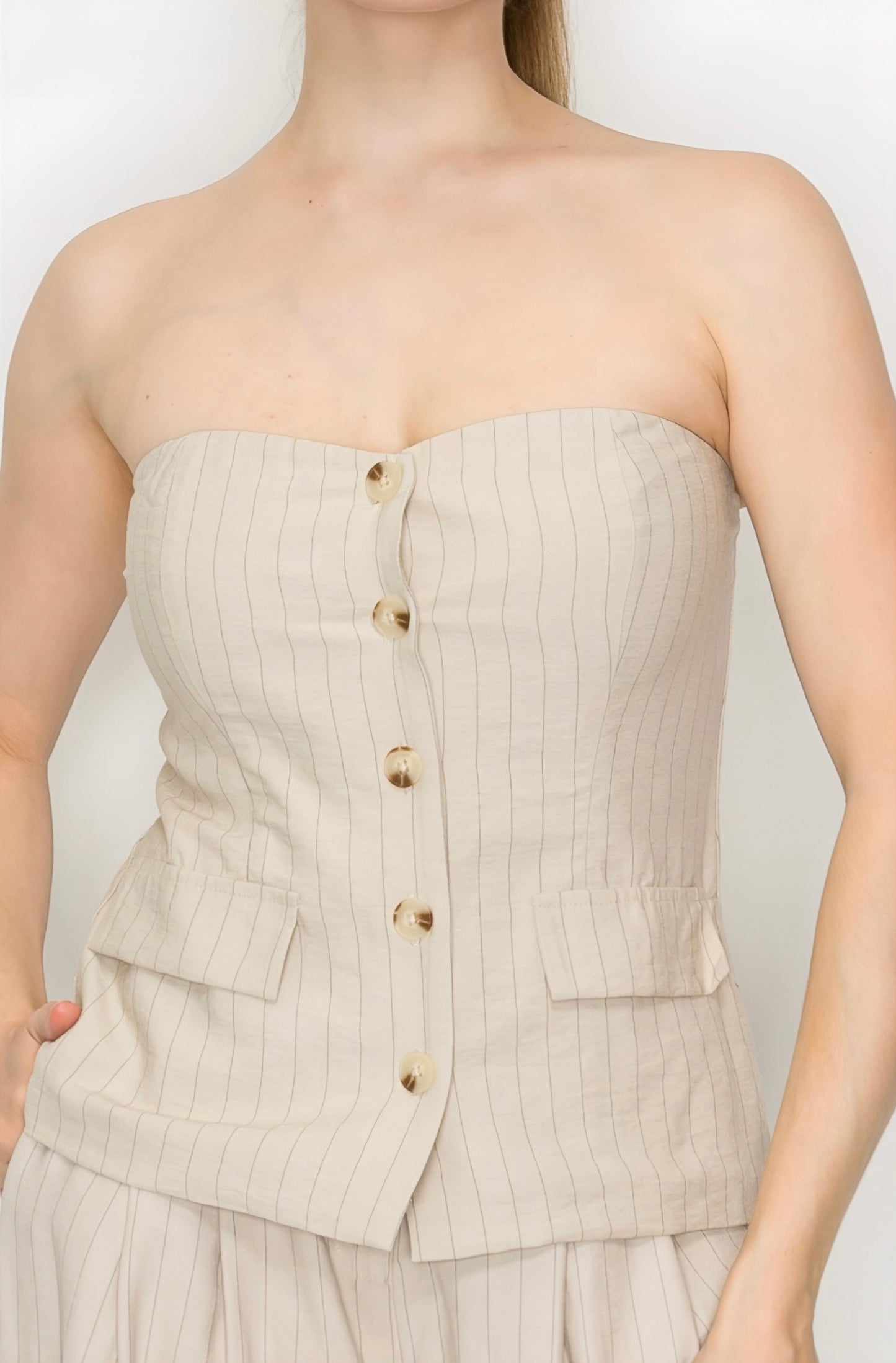 Tube Top Pant Set