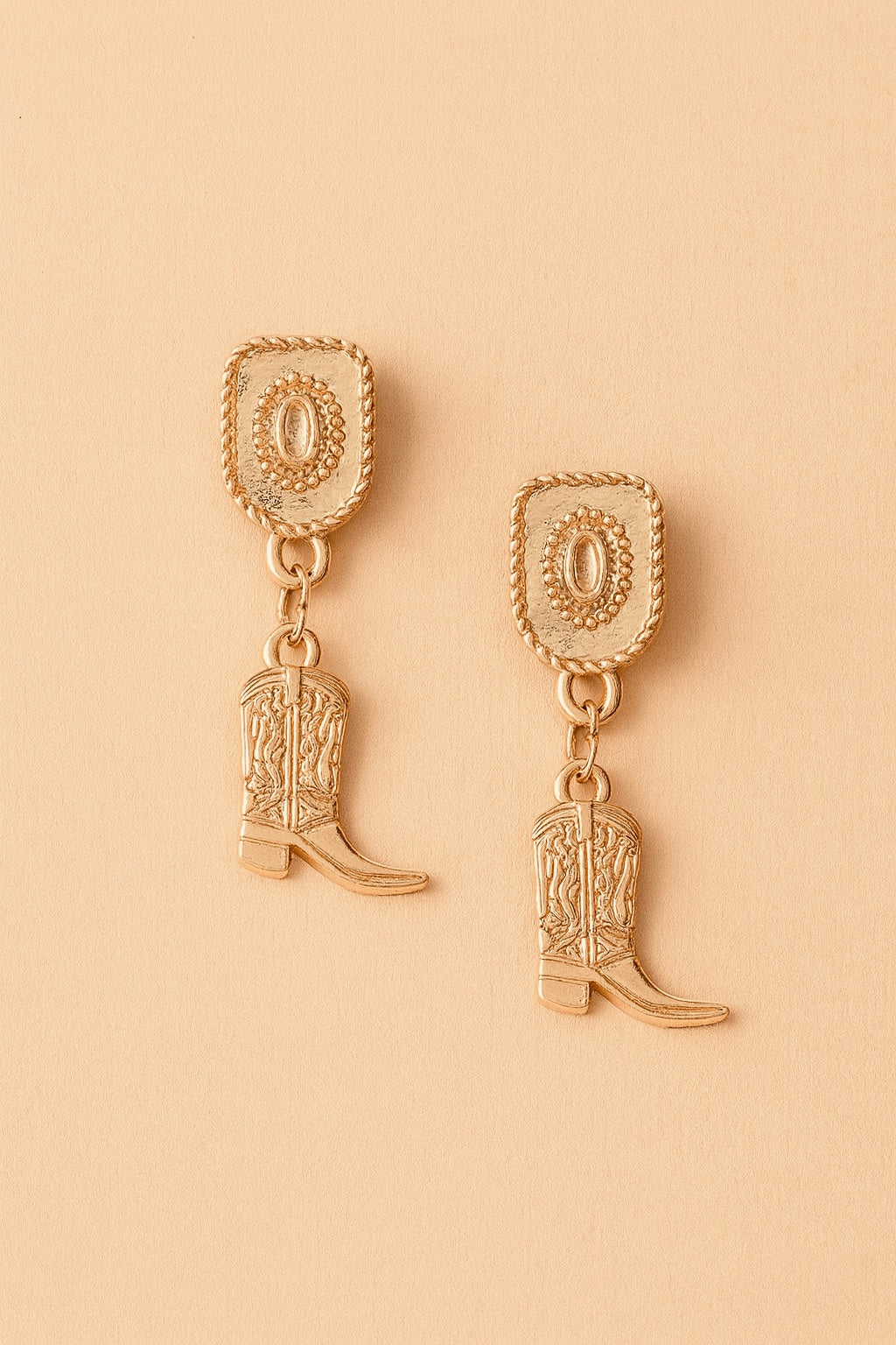 Cowgirl Boot Dangle Earrings