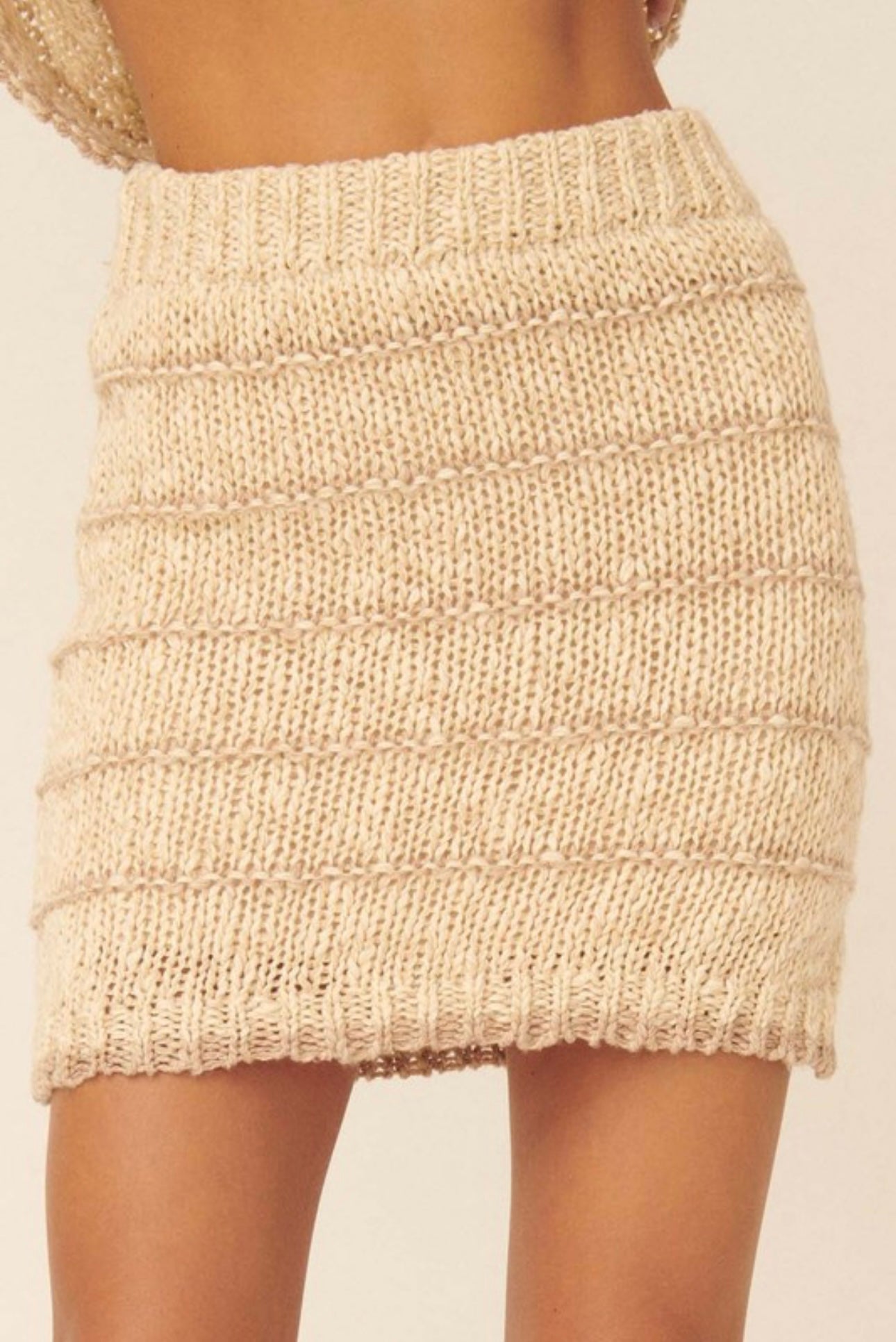 Knit Mini Skirt