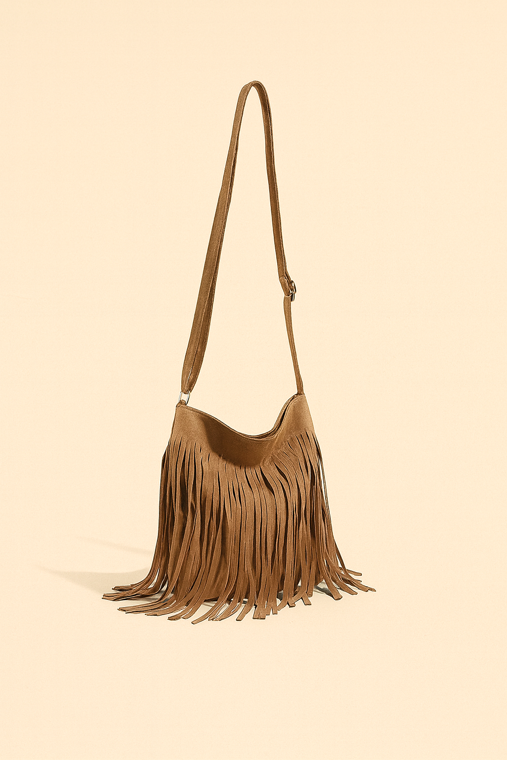 Suede Tassel Fringe Crossbody