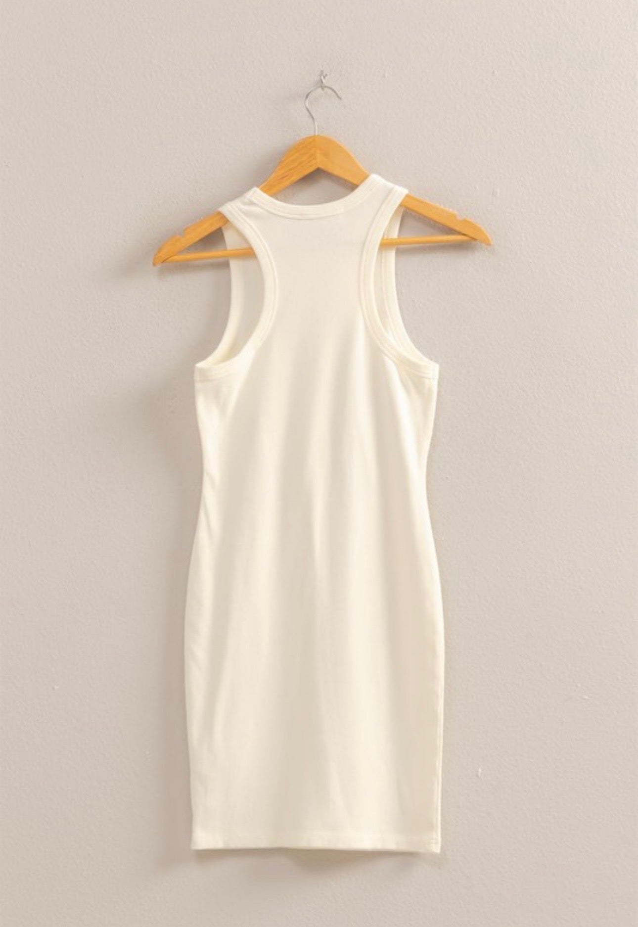 Ribbed Acid Washed Mini Dress