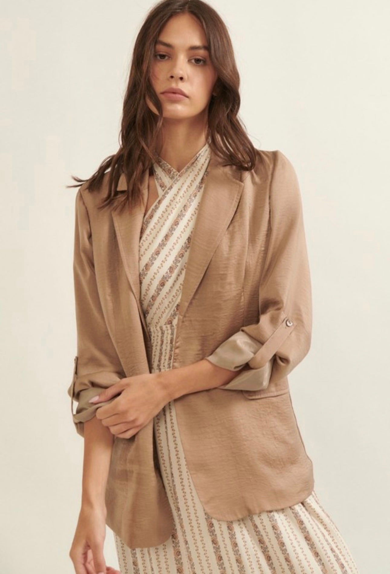 Satin Flow Blazer