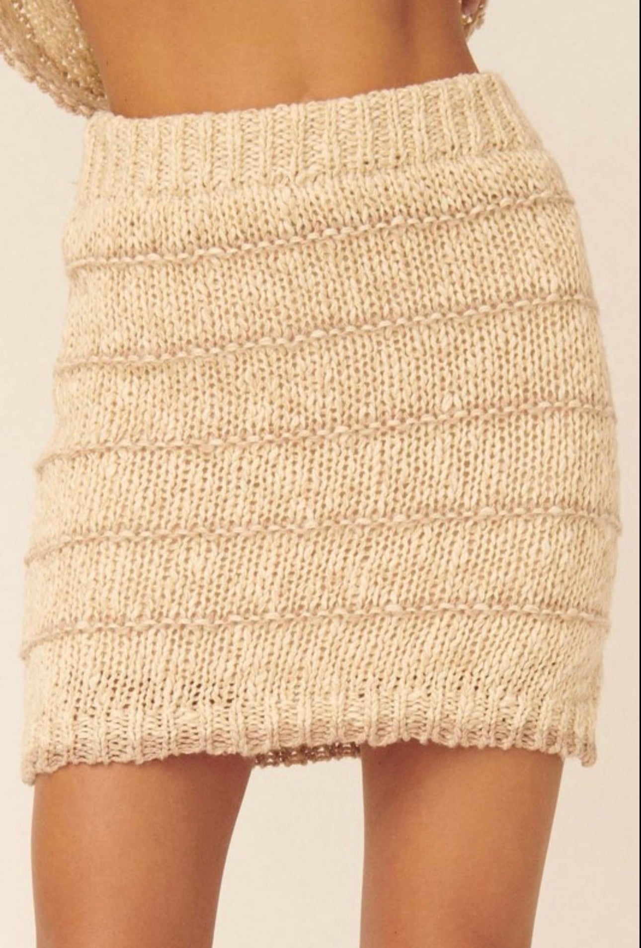 Knit Mini Skirt