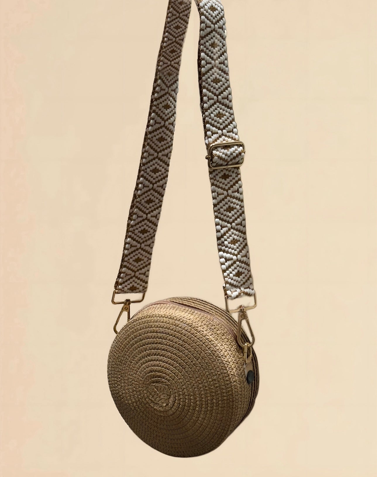 Woven Round Crossbody