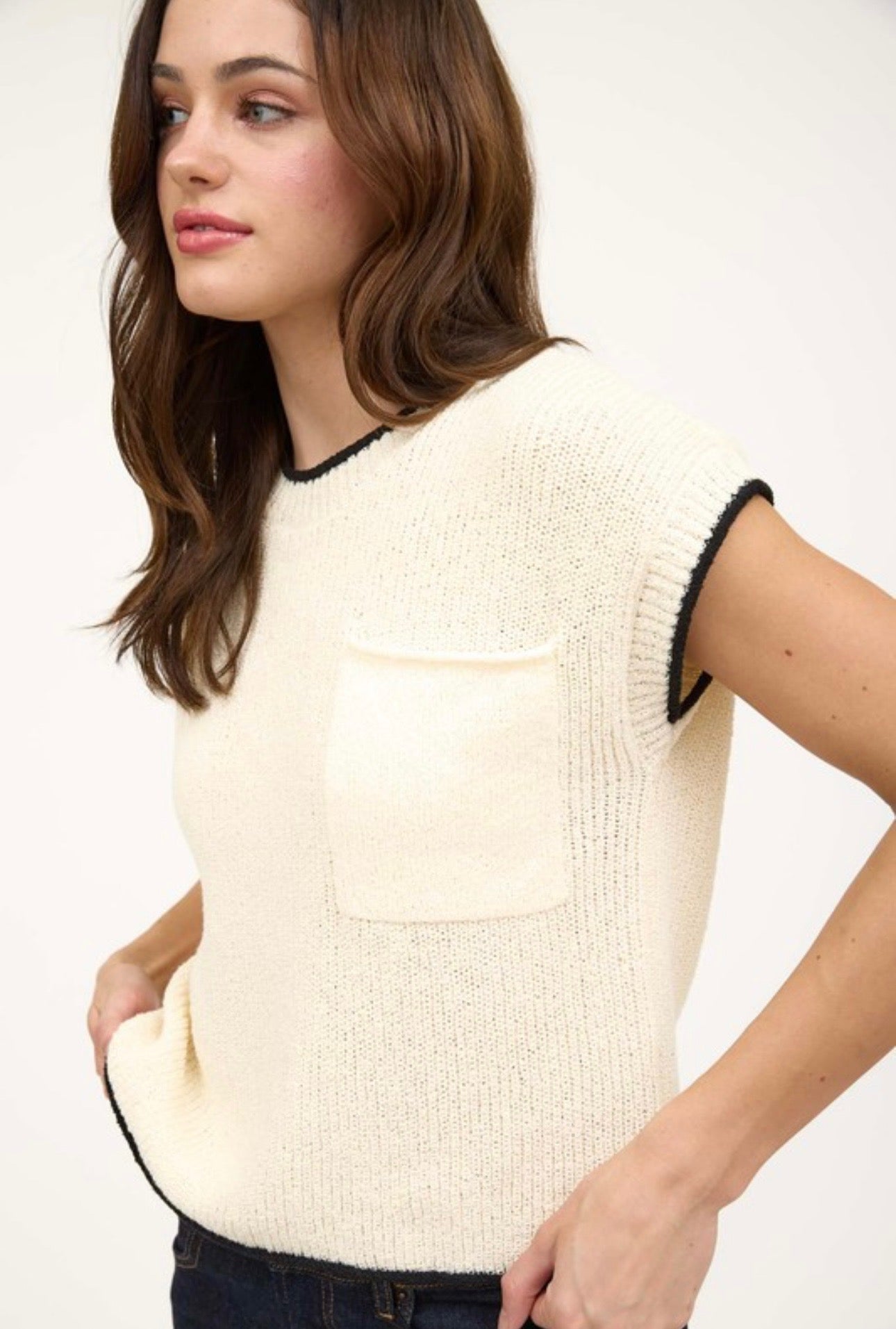 Short-Sleeve Knitted Shirt