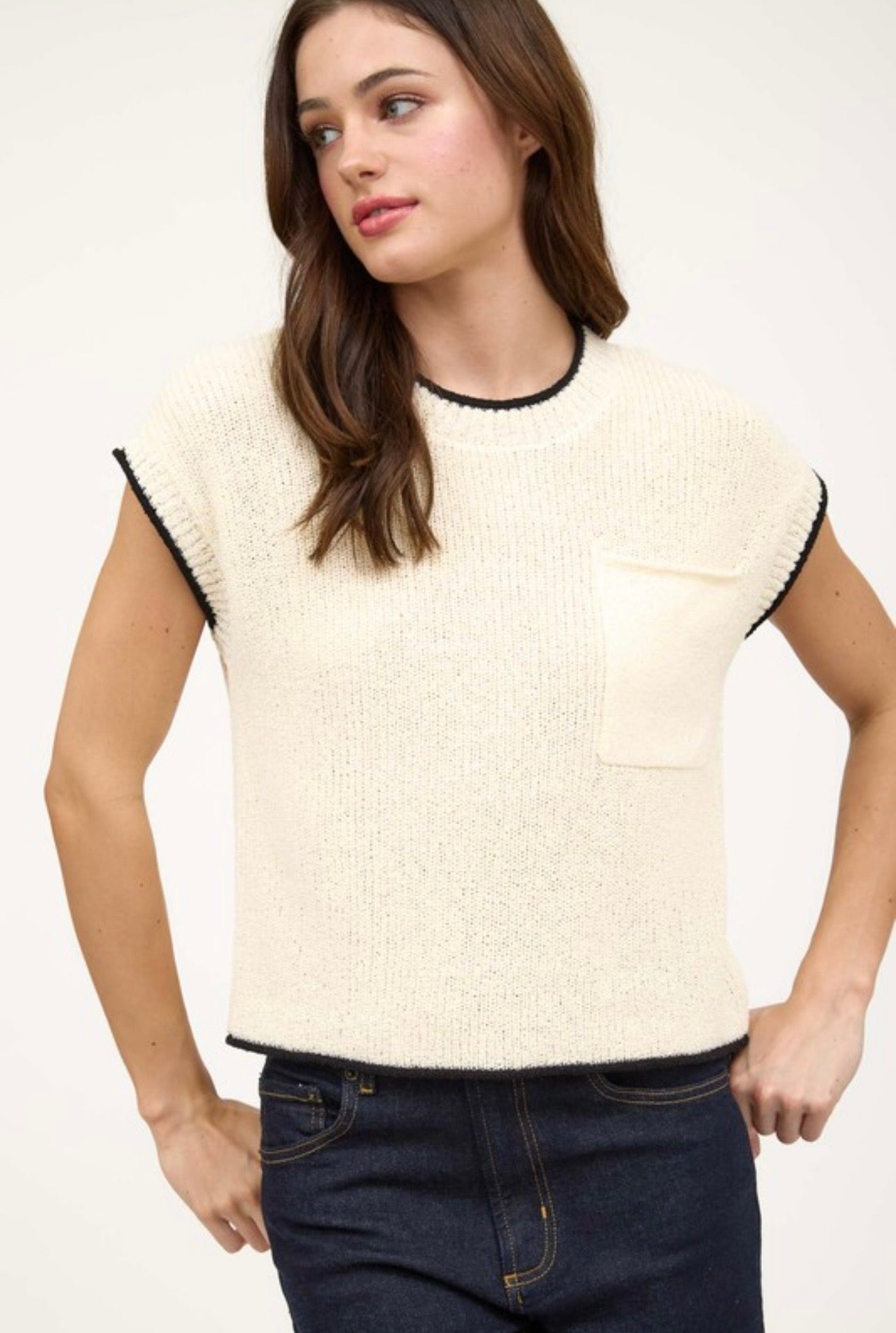 Short-Sleeve Knitted Shirt