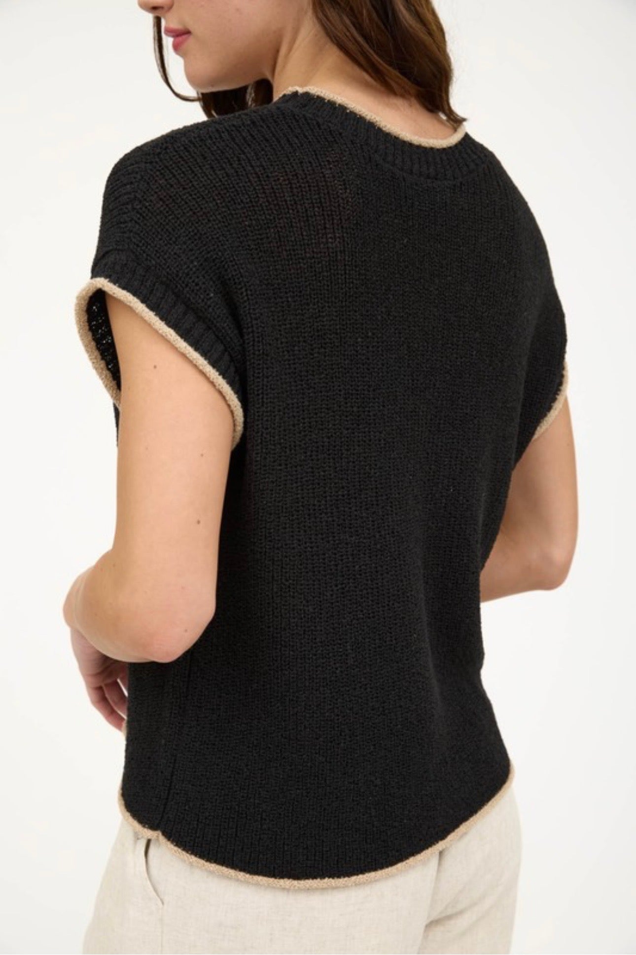 Short-Sleeve Knitted Shirt