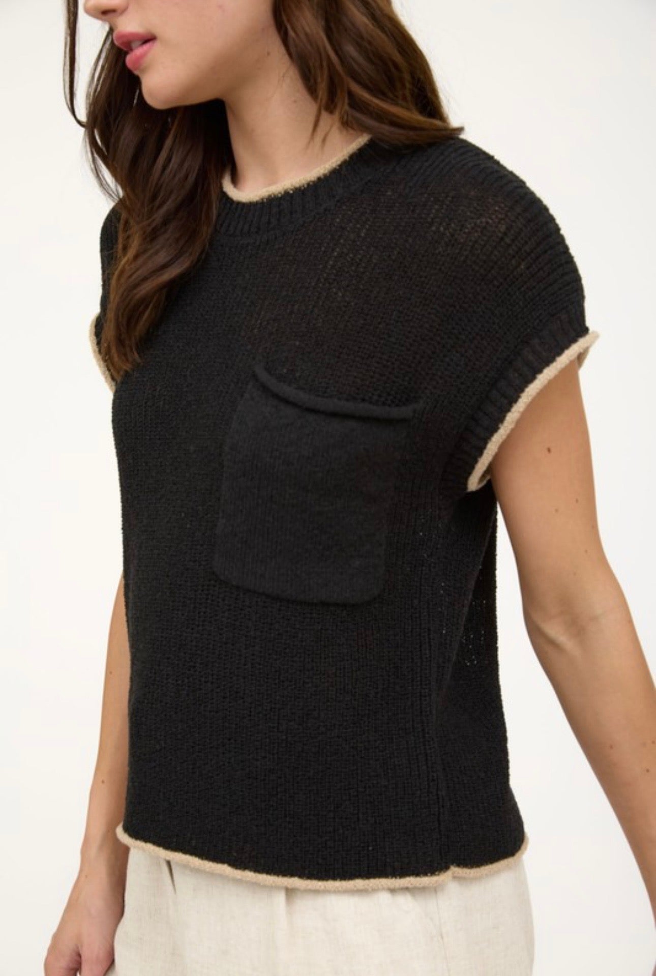 Short-Sleeve Knitted Shirt
