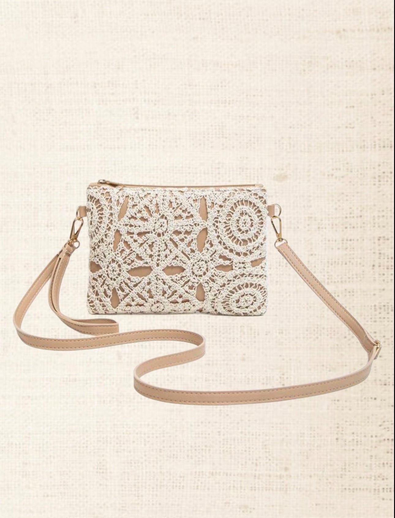 Woven Pouch Crossbody