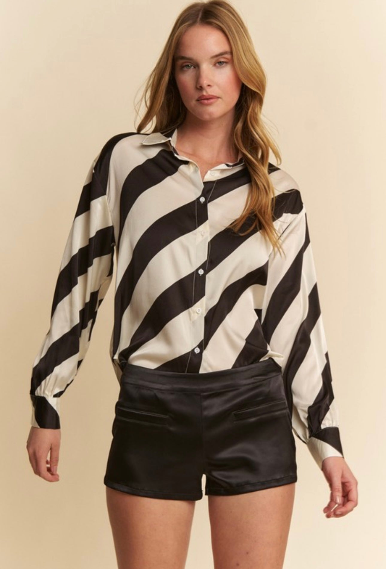 Stripped Button-Up