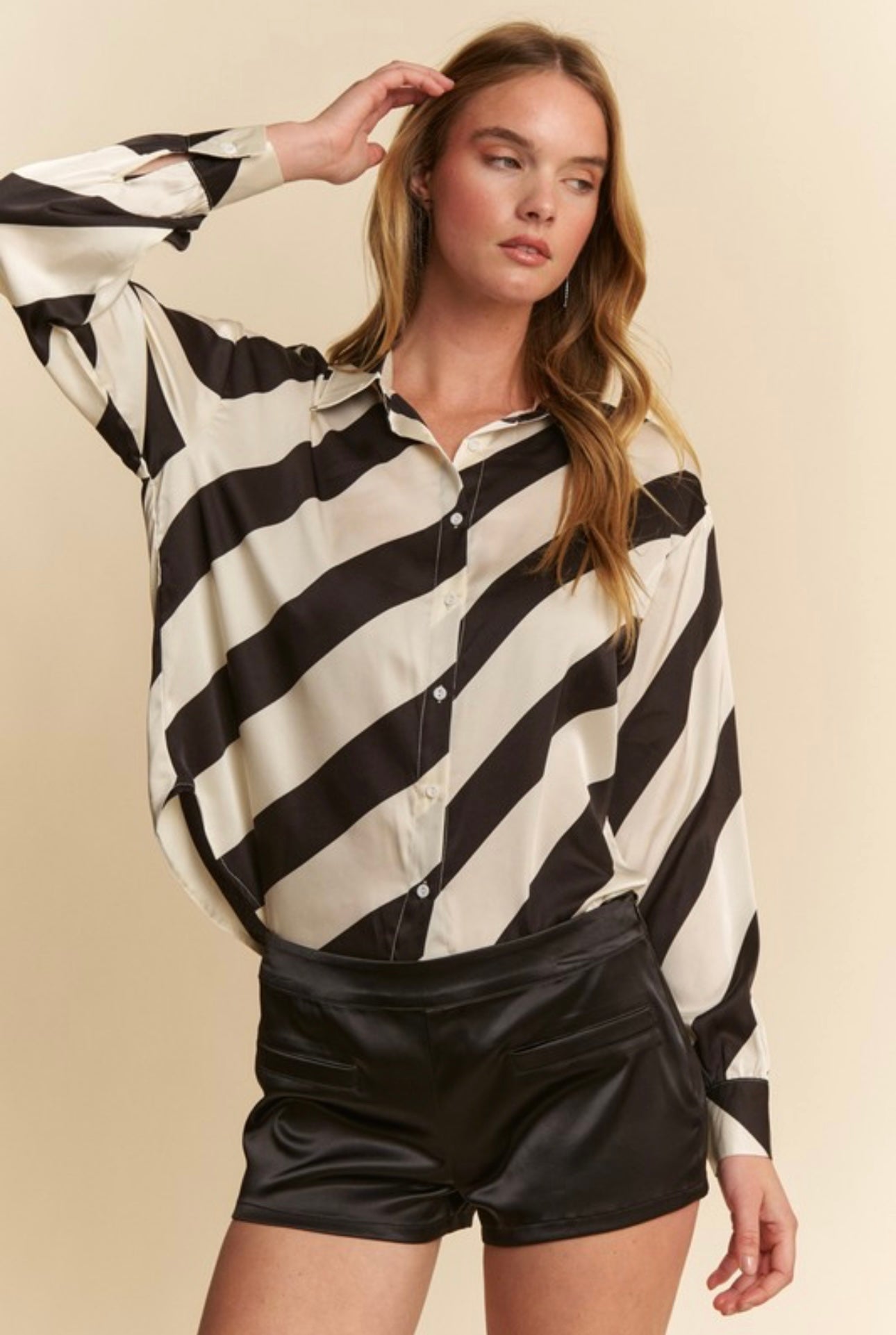 Stripped Button-Up