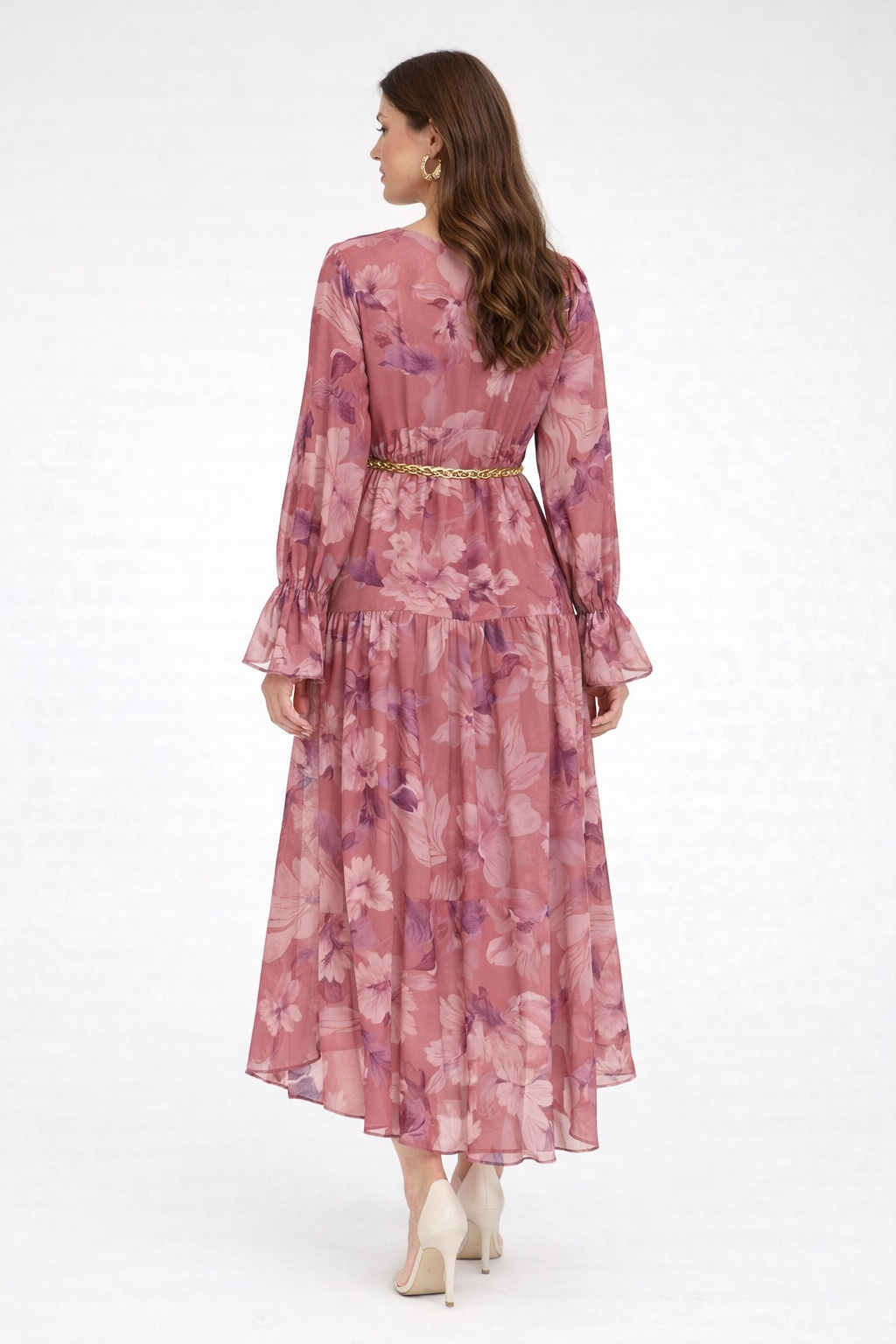 Floral V-Neck Dress