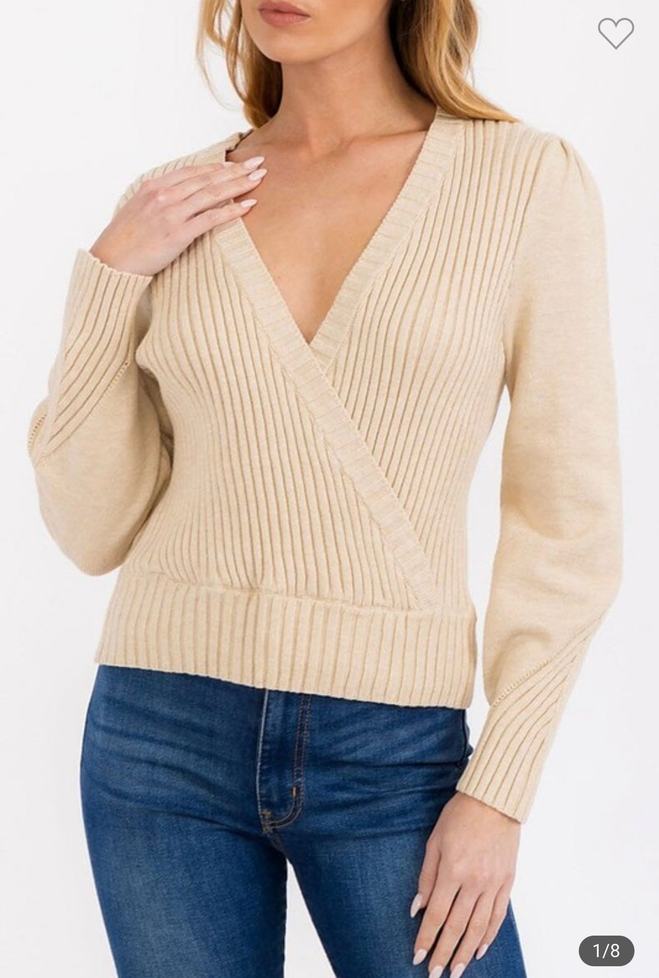 Low V-Cut Long Sleeve