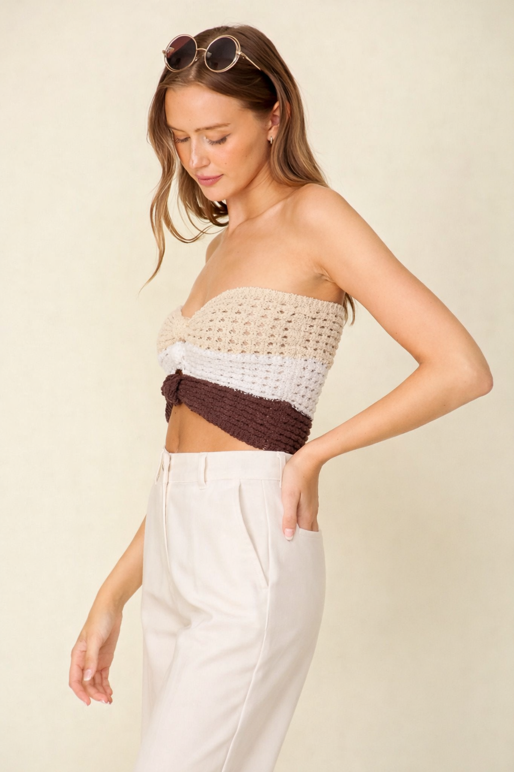 Tri-Neutral Crochet Bandeau