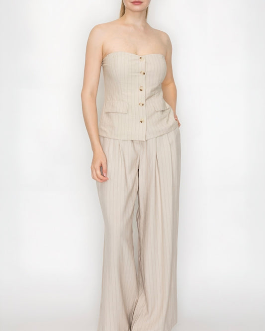 Tube Top Pant Set
