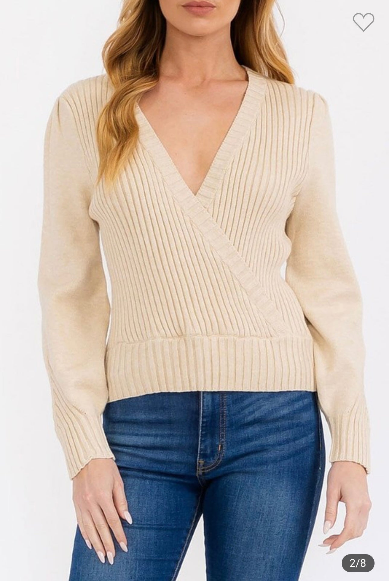 Low V-Cut Long Sleeve