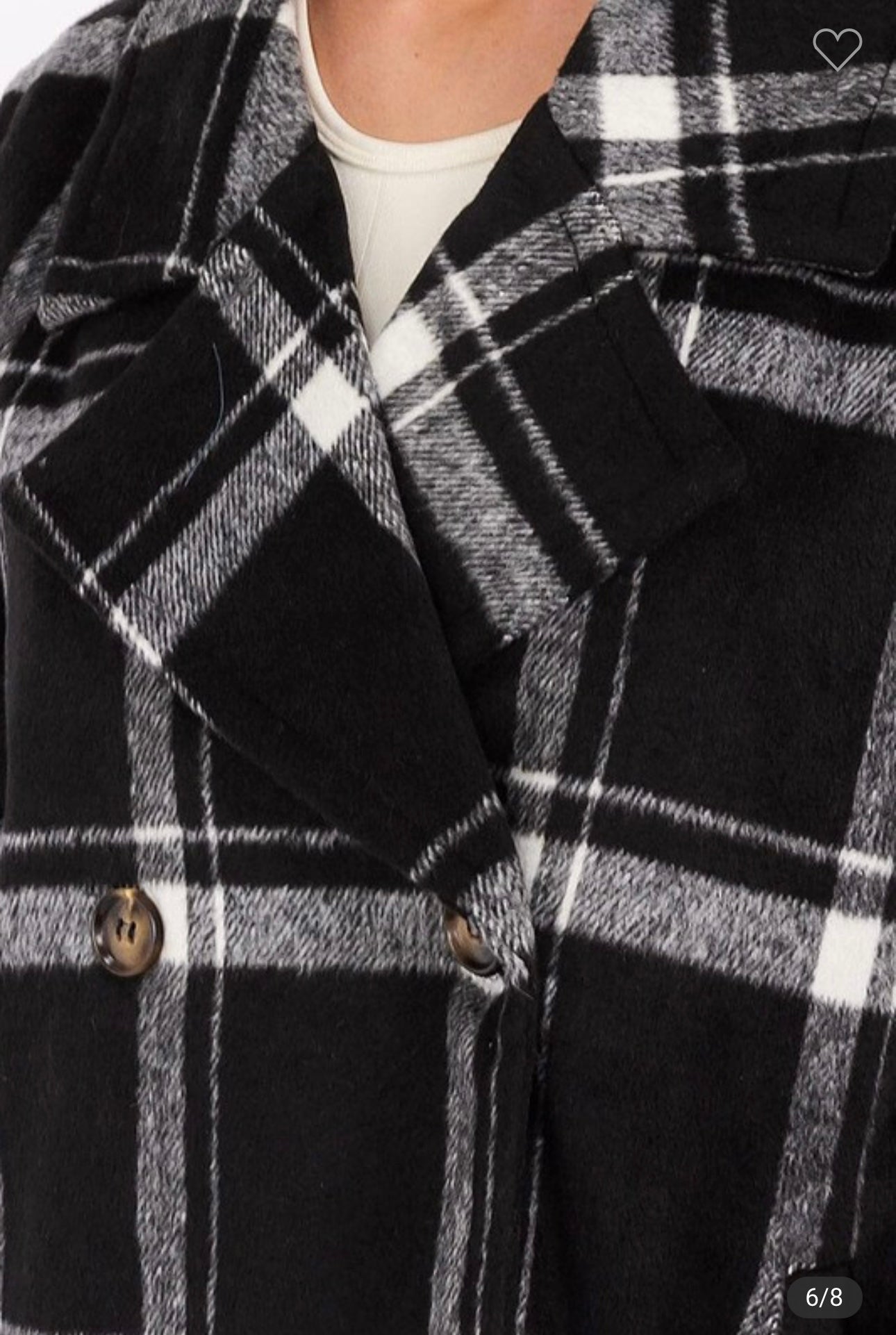 Plaid Peacoat