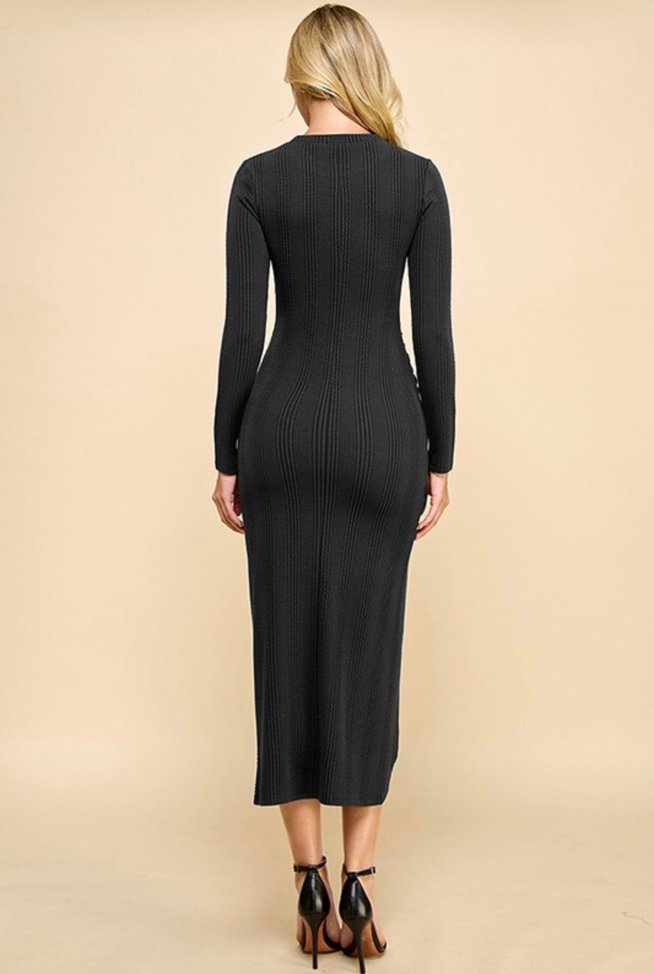 Sweetheart Knit Midi Dress