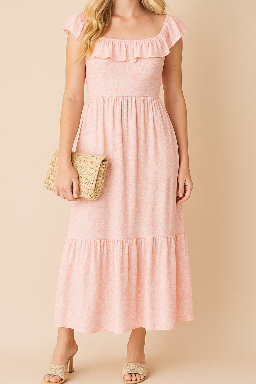 Smocked Floral Maxi Dress