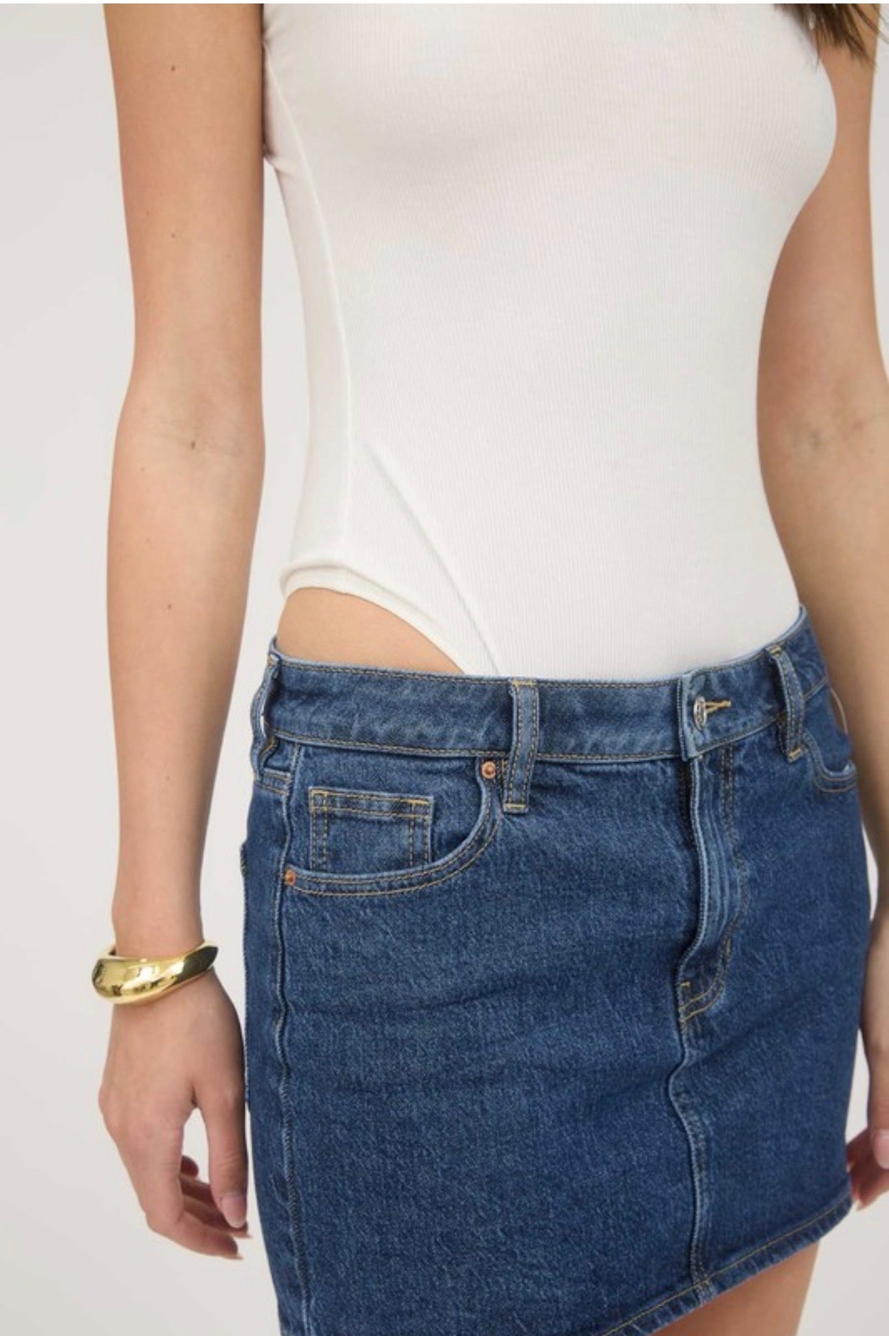 Ribbed Cap Sleeve Bodysuit