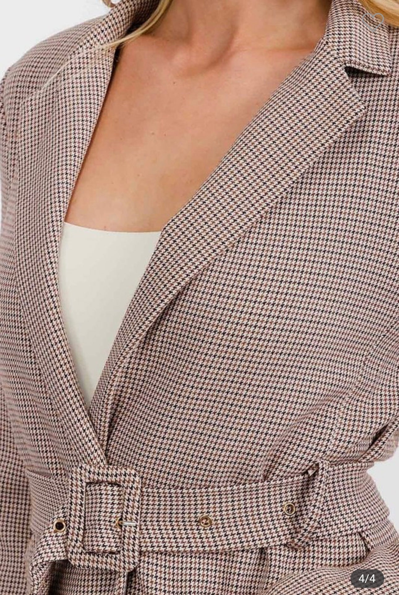 Blazer with Belt