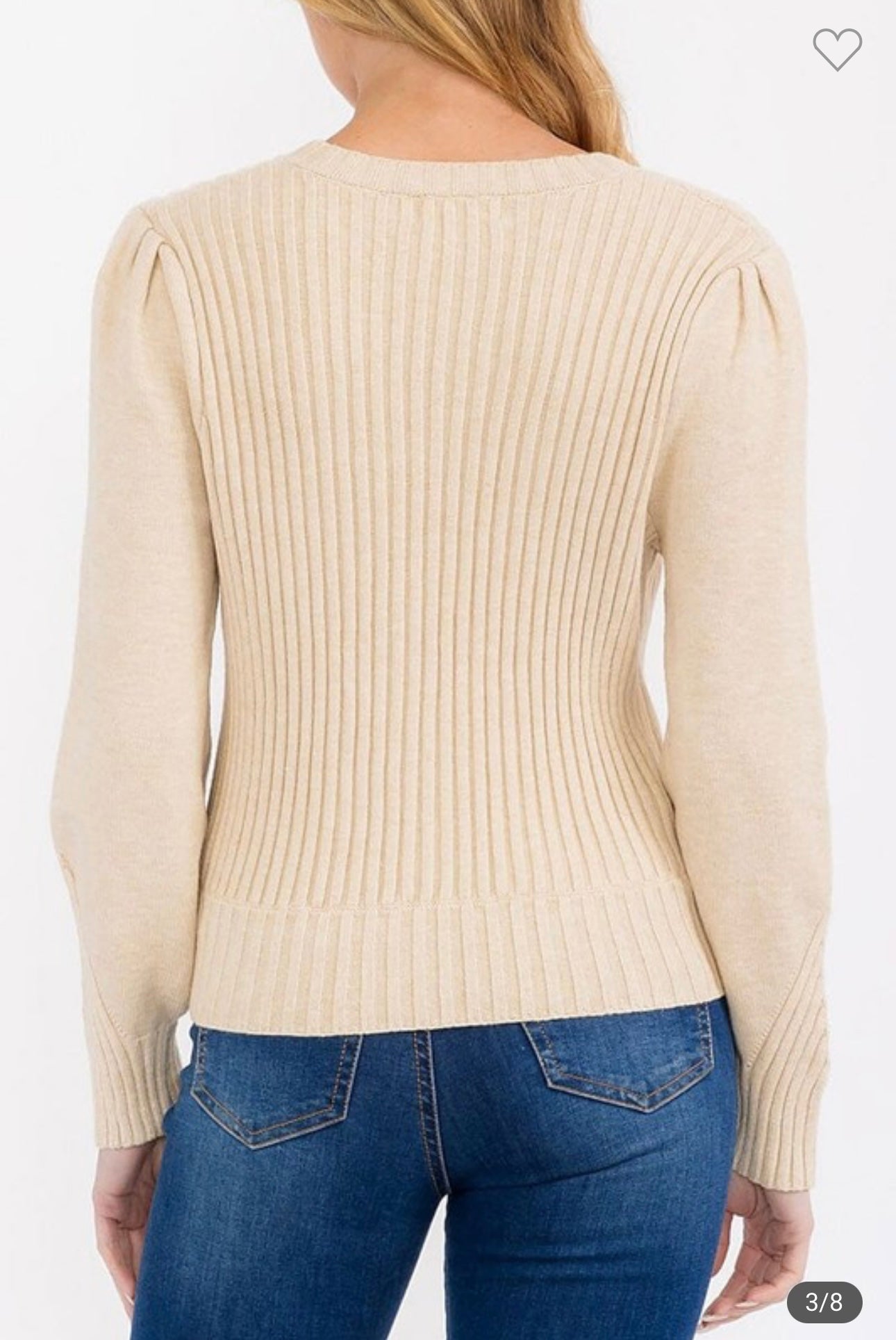 Low V-Cut Long Sleeve