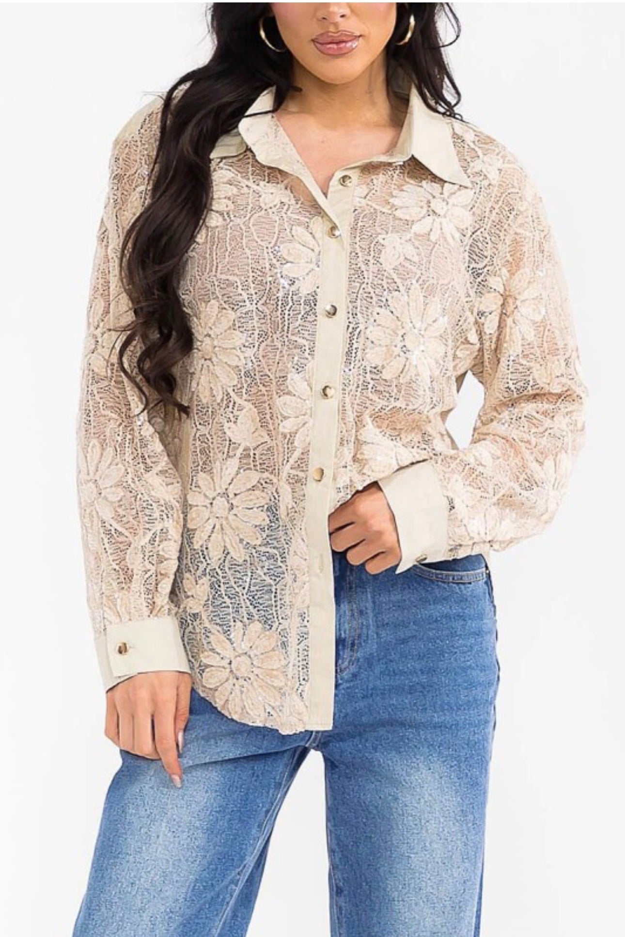 Floral Lace Blouse