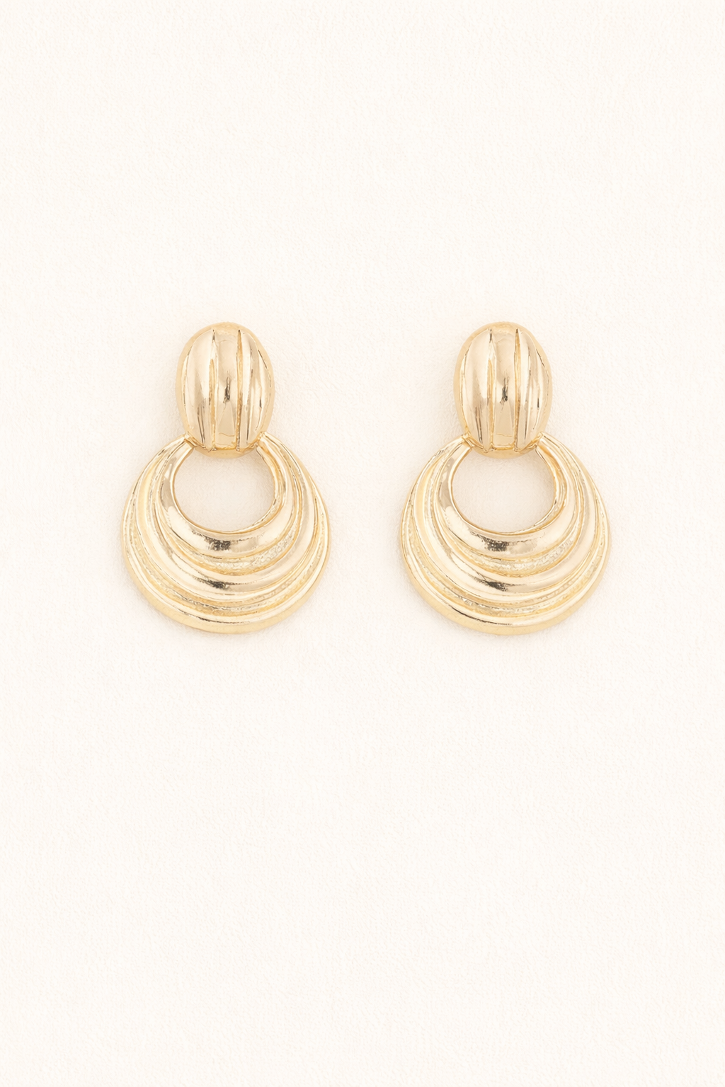 Chunky Swirl Hinge Earrings