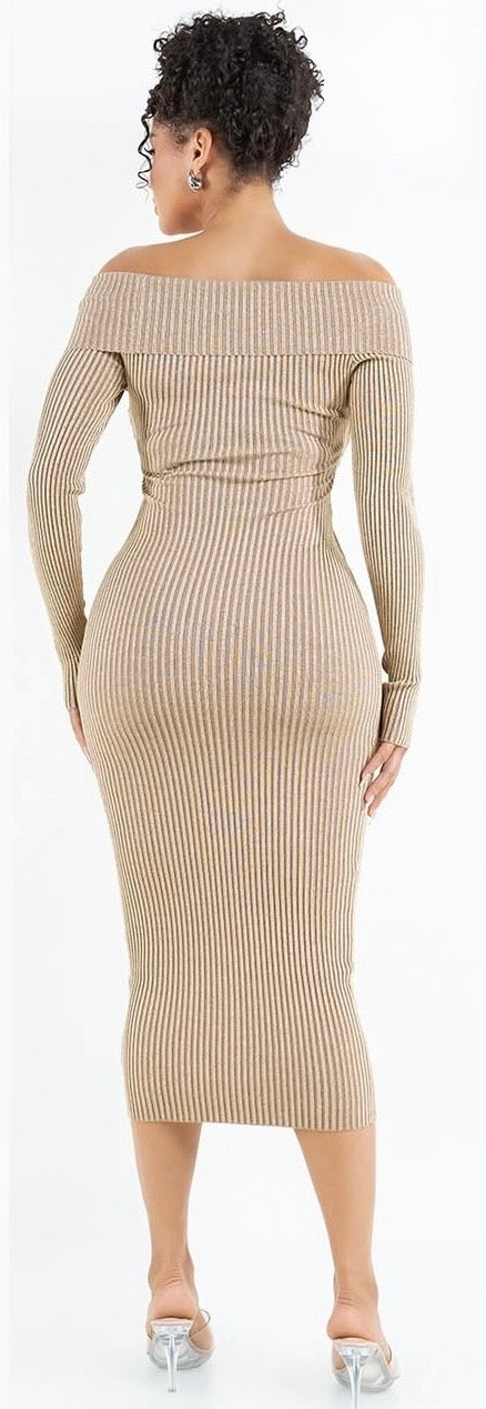Gold Hera Sweater dress