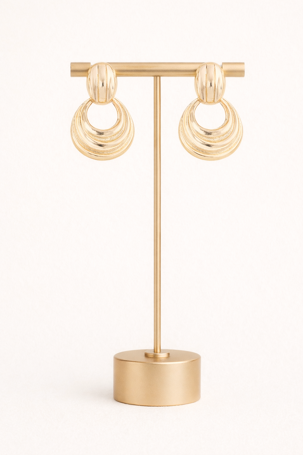 Chunky Swirl Hinge Earrings