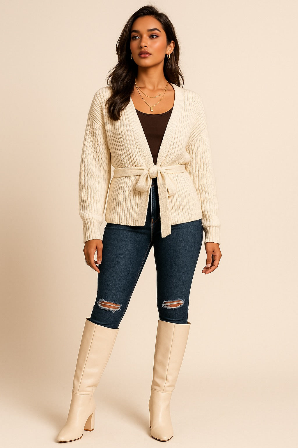 Open Wrap Cardigan