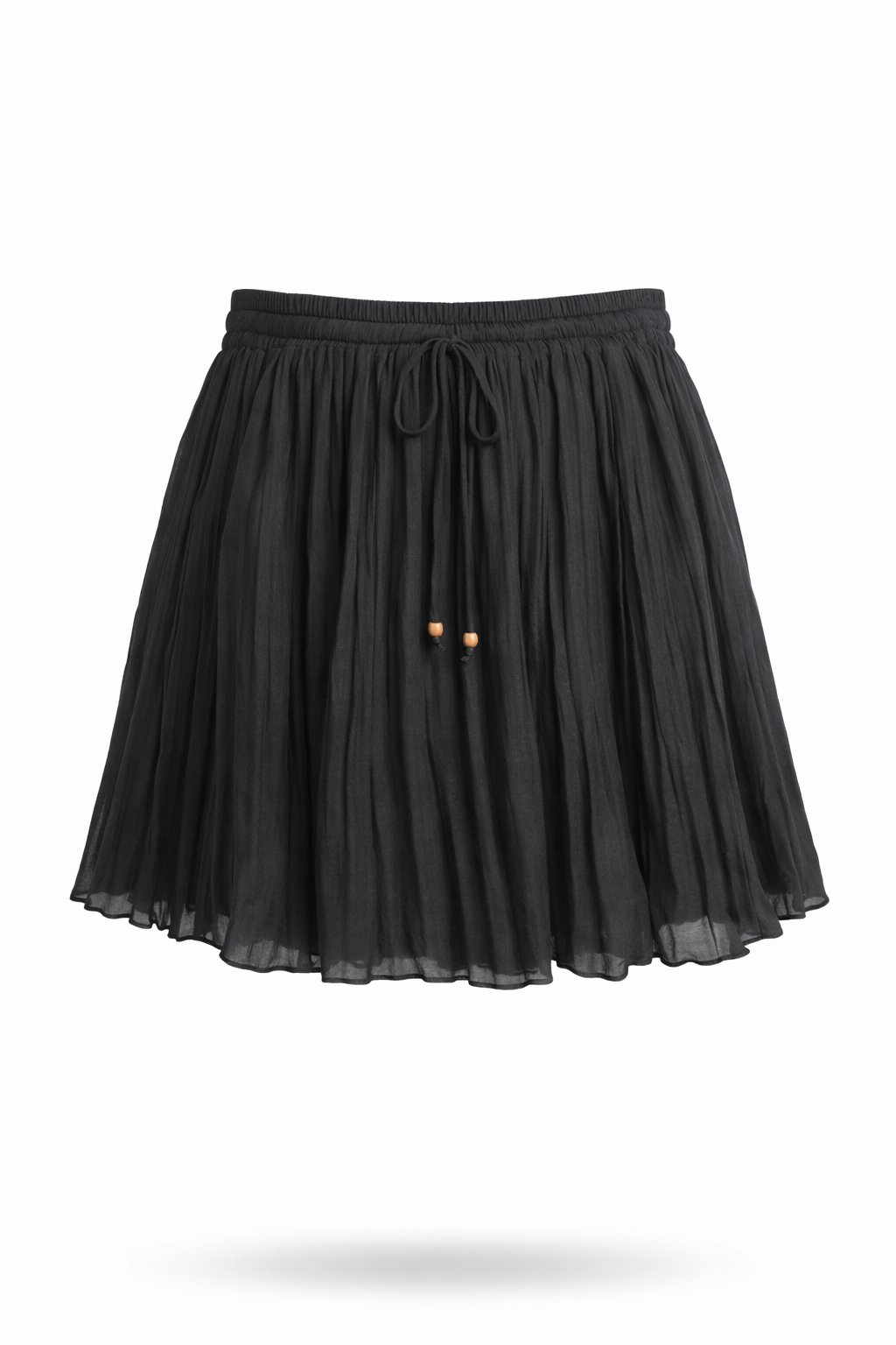 Pleated Maxi Belted Skirt