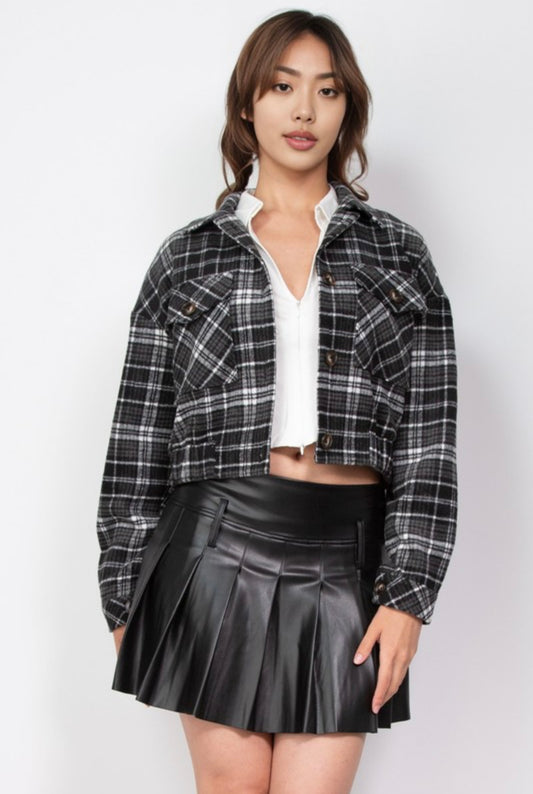 Cropped Felt Flannel