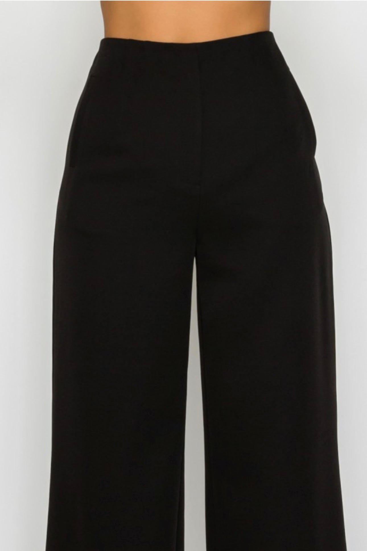 Wide Leg High Waisted Dress Pants