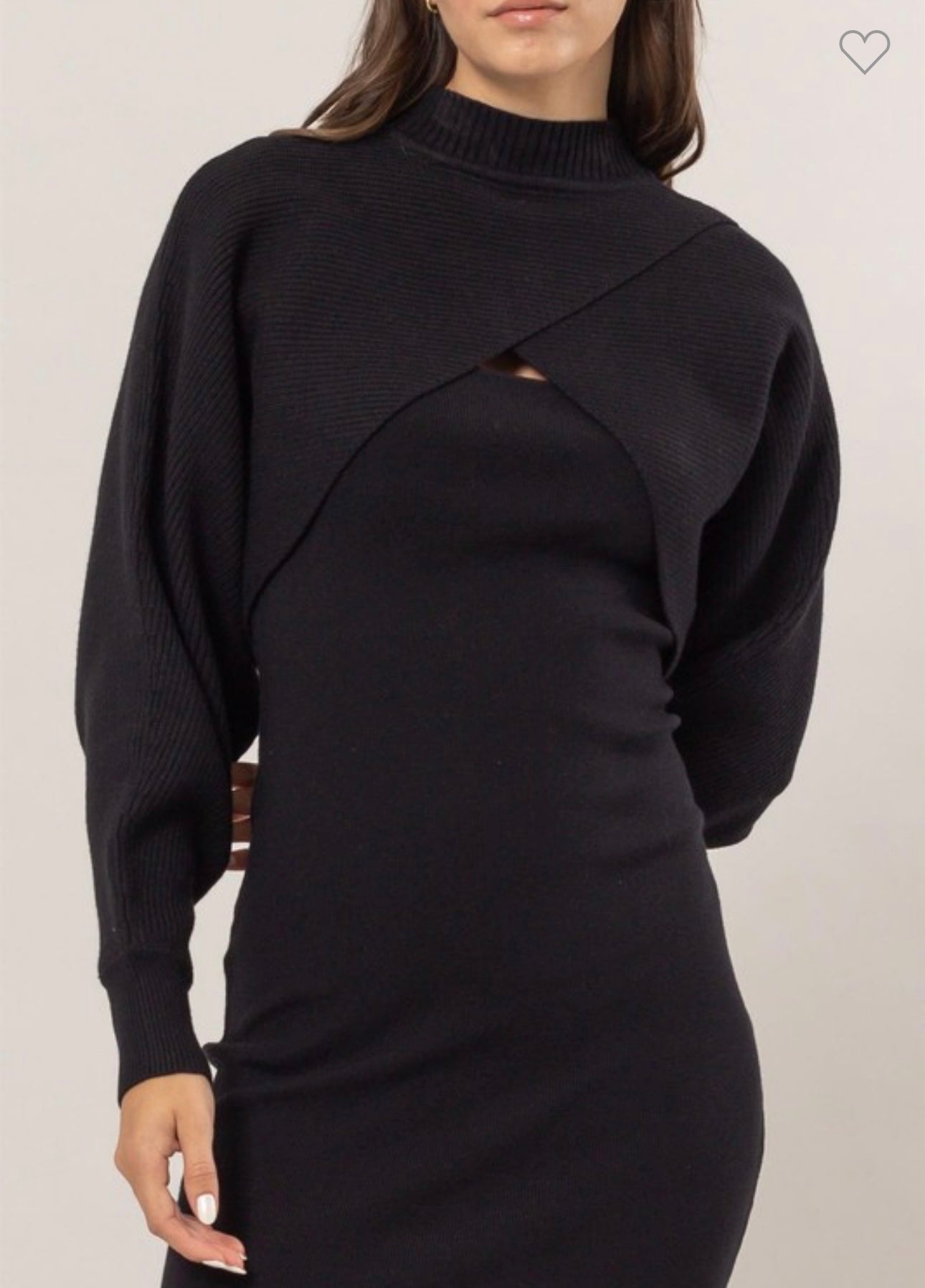 Two Piece Knitted Sweater Dress