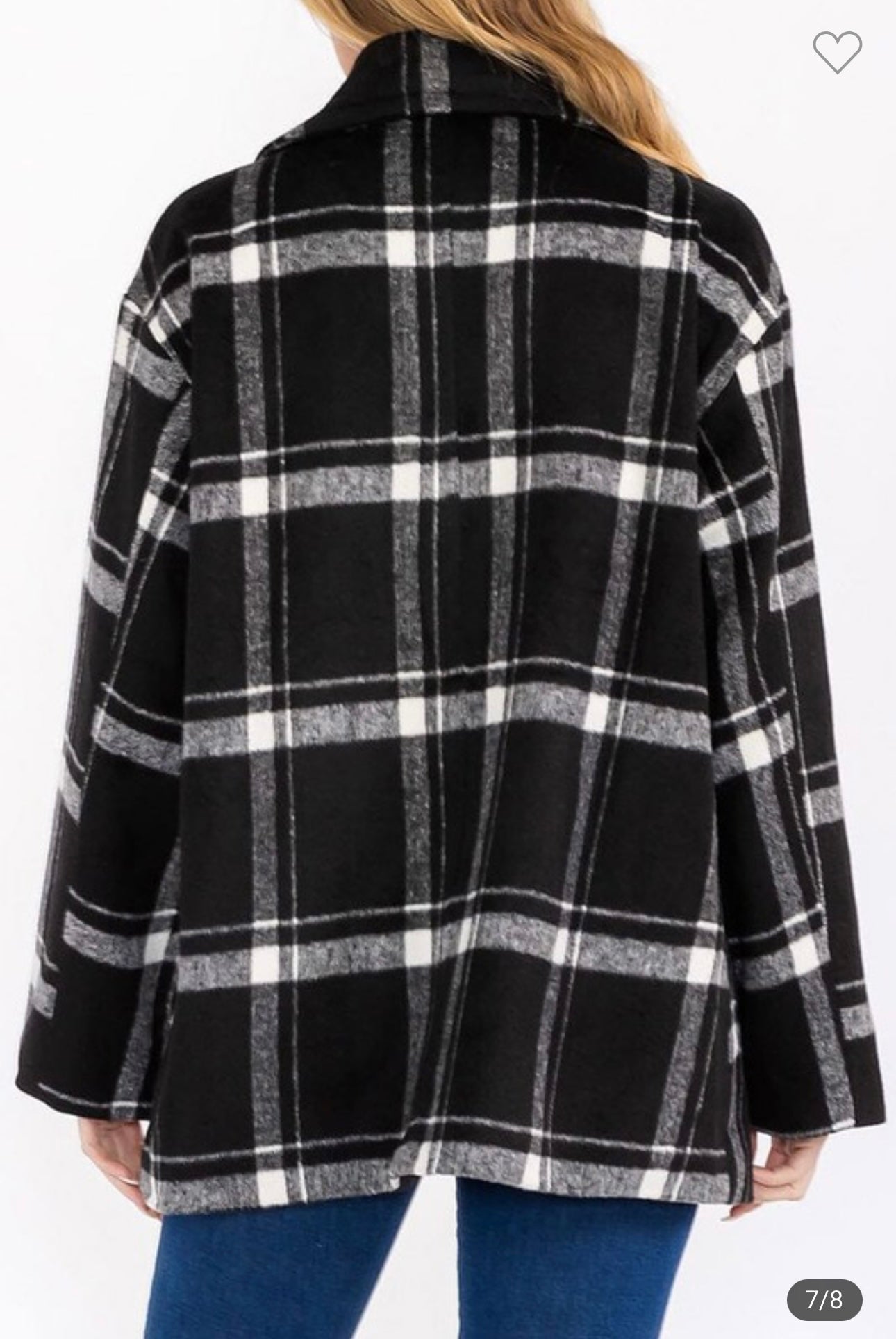 Plaid Peacoat