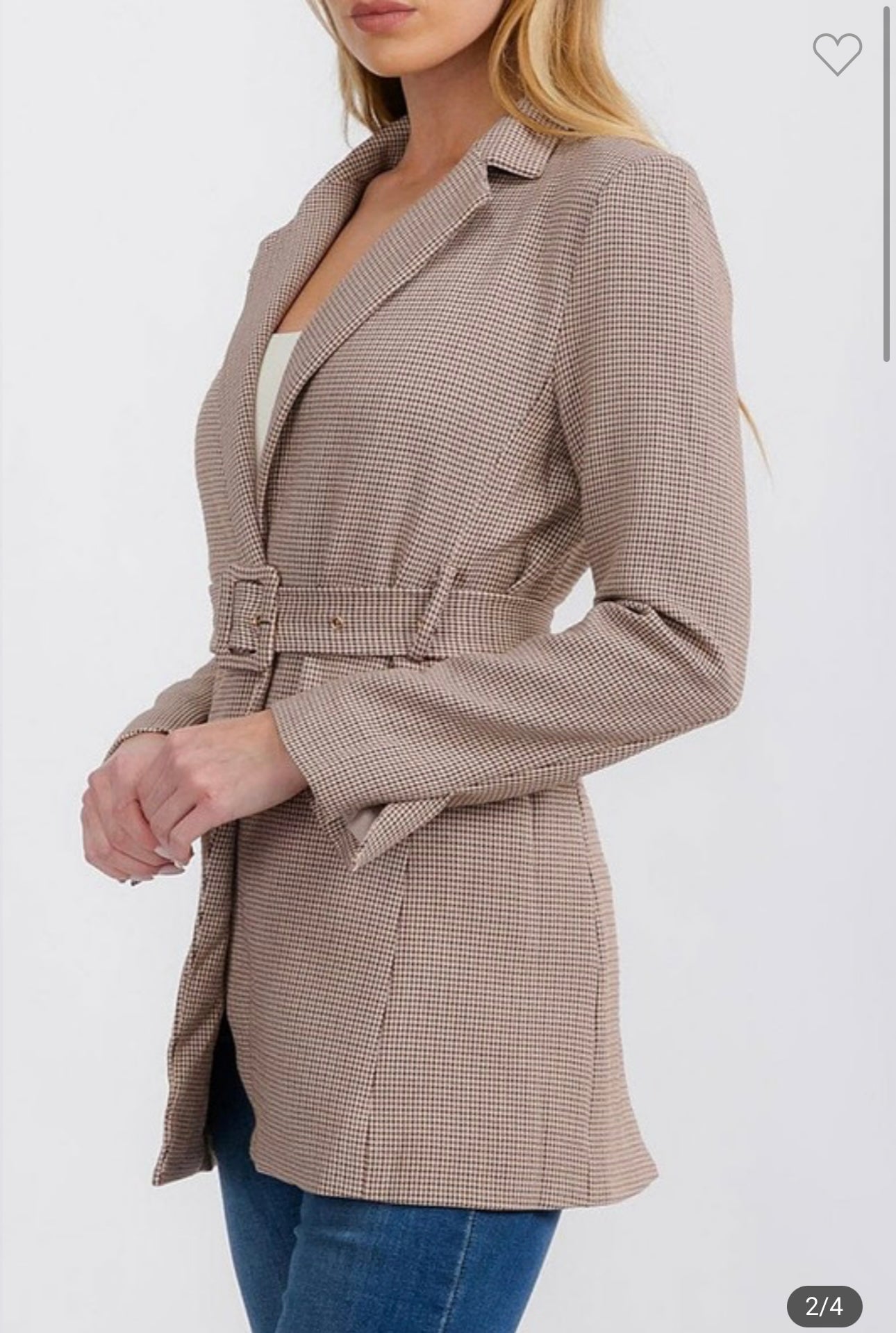 Blazer with Belt