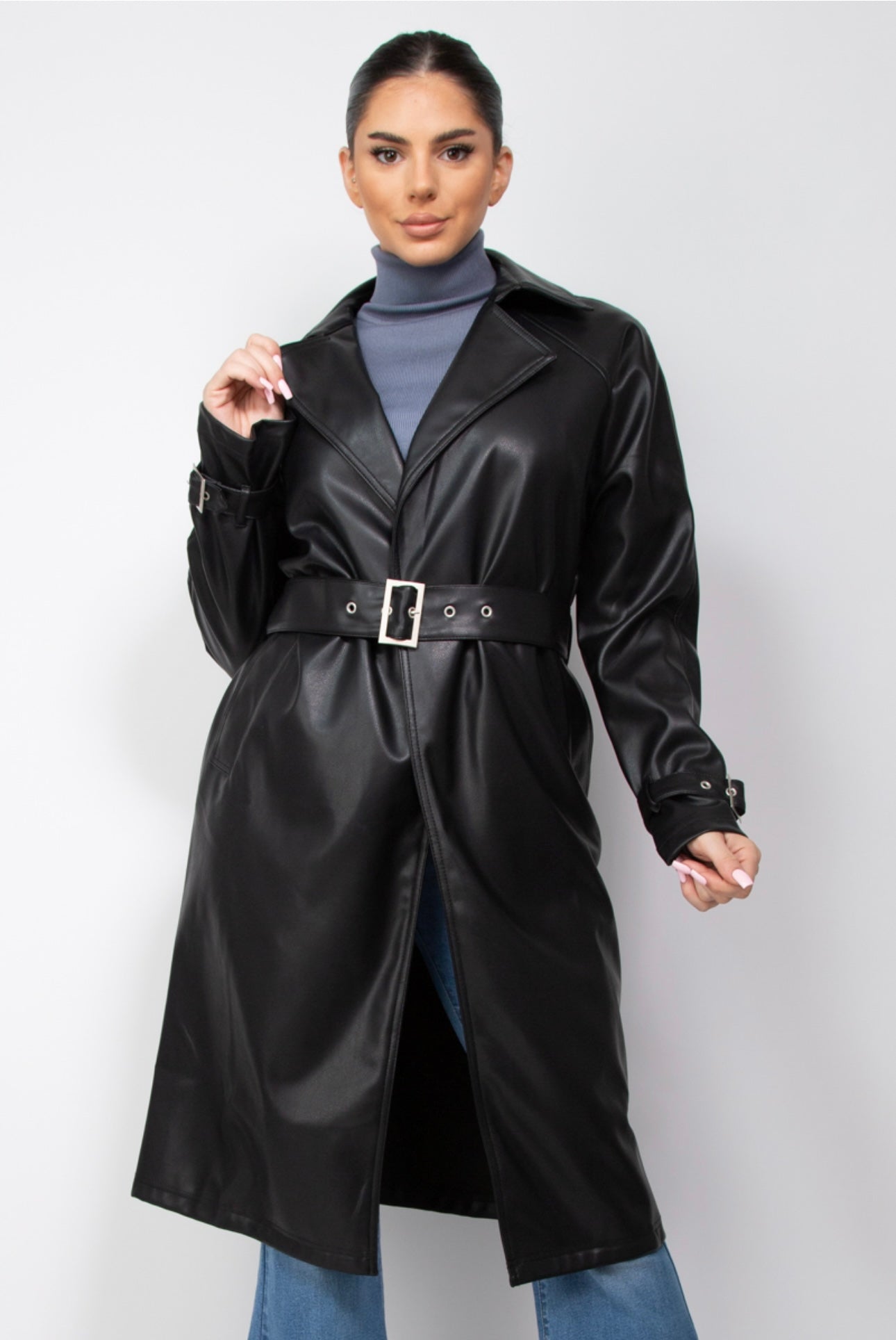 Long Leather Jacket