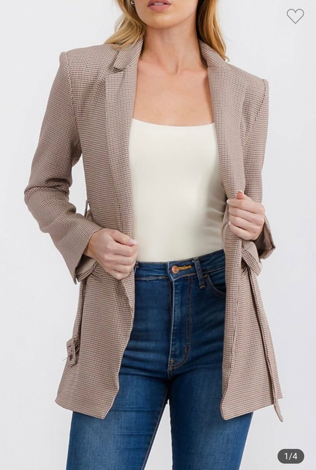 Blazer with Belt