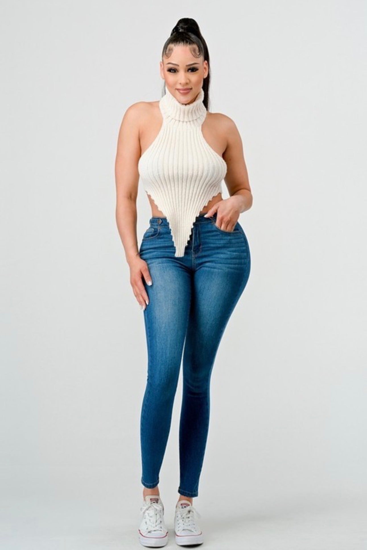 Turtleneck Sweater Sexy Top