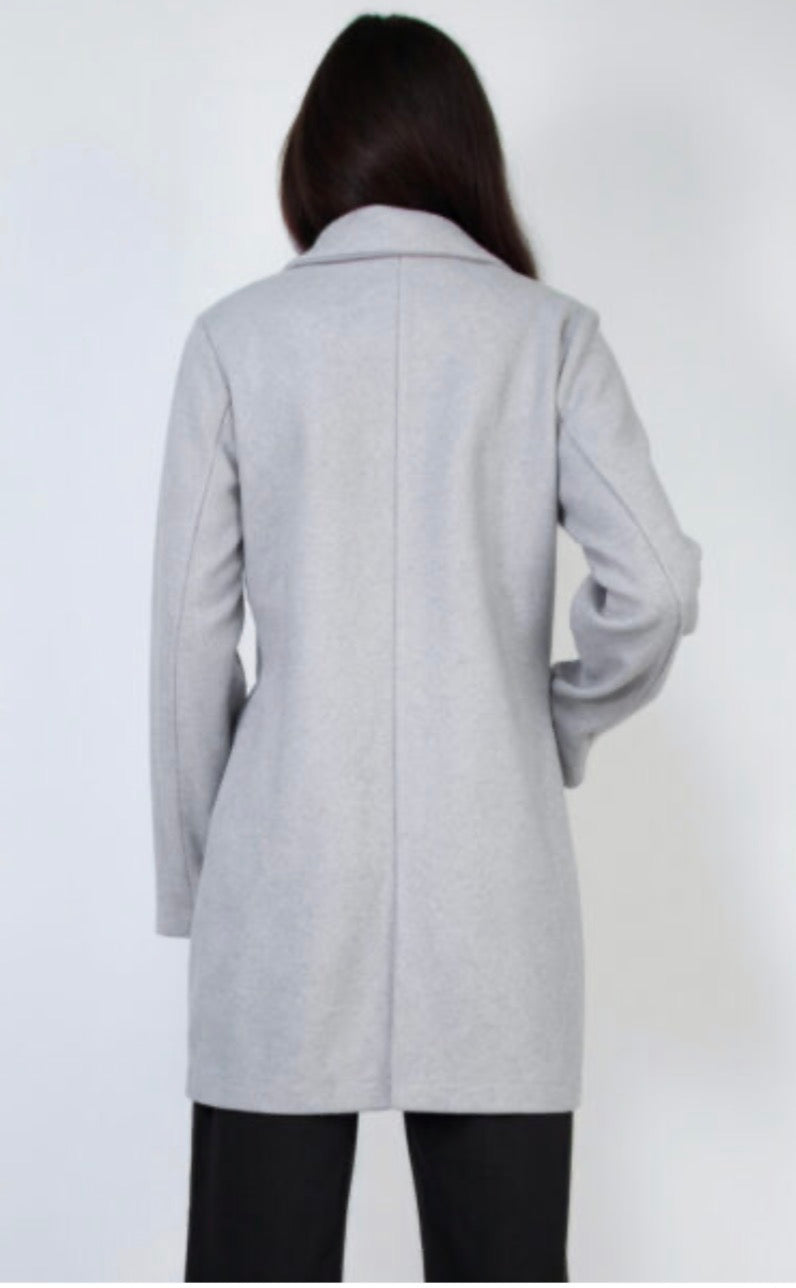 Felt Peacoat Double Breasted
